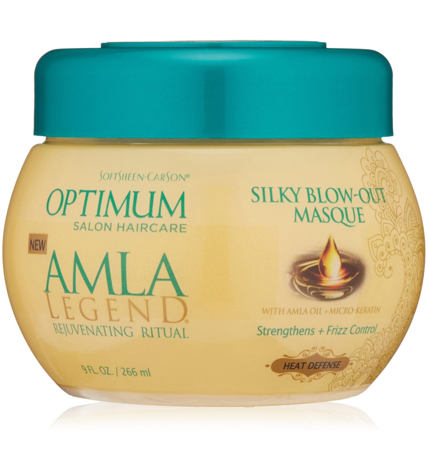 SoftSheen-Carson Optimum Amla Legend Silky Blow-Out Masque 9 oz - Nourishing Hair Treatment for All Hair Types | International Shipping Available - Buy Online on GoSupps.com