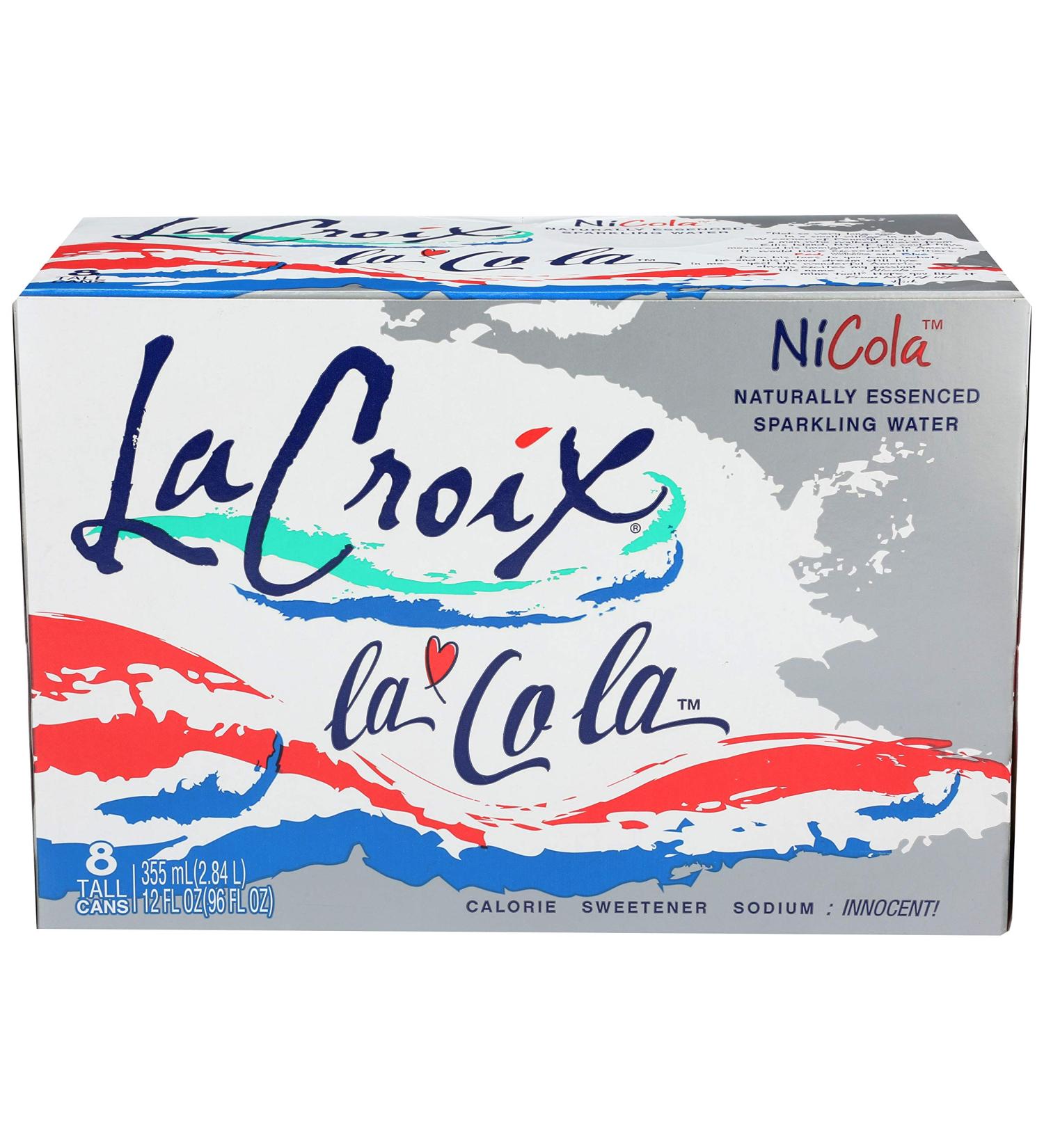 La Croix Cola Sparkling Water - 12 Fl Oz (Pack of 8) | Refreshing Carbonated Beverage - Buy Online on GoSupps.com