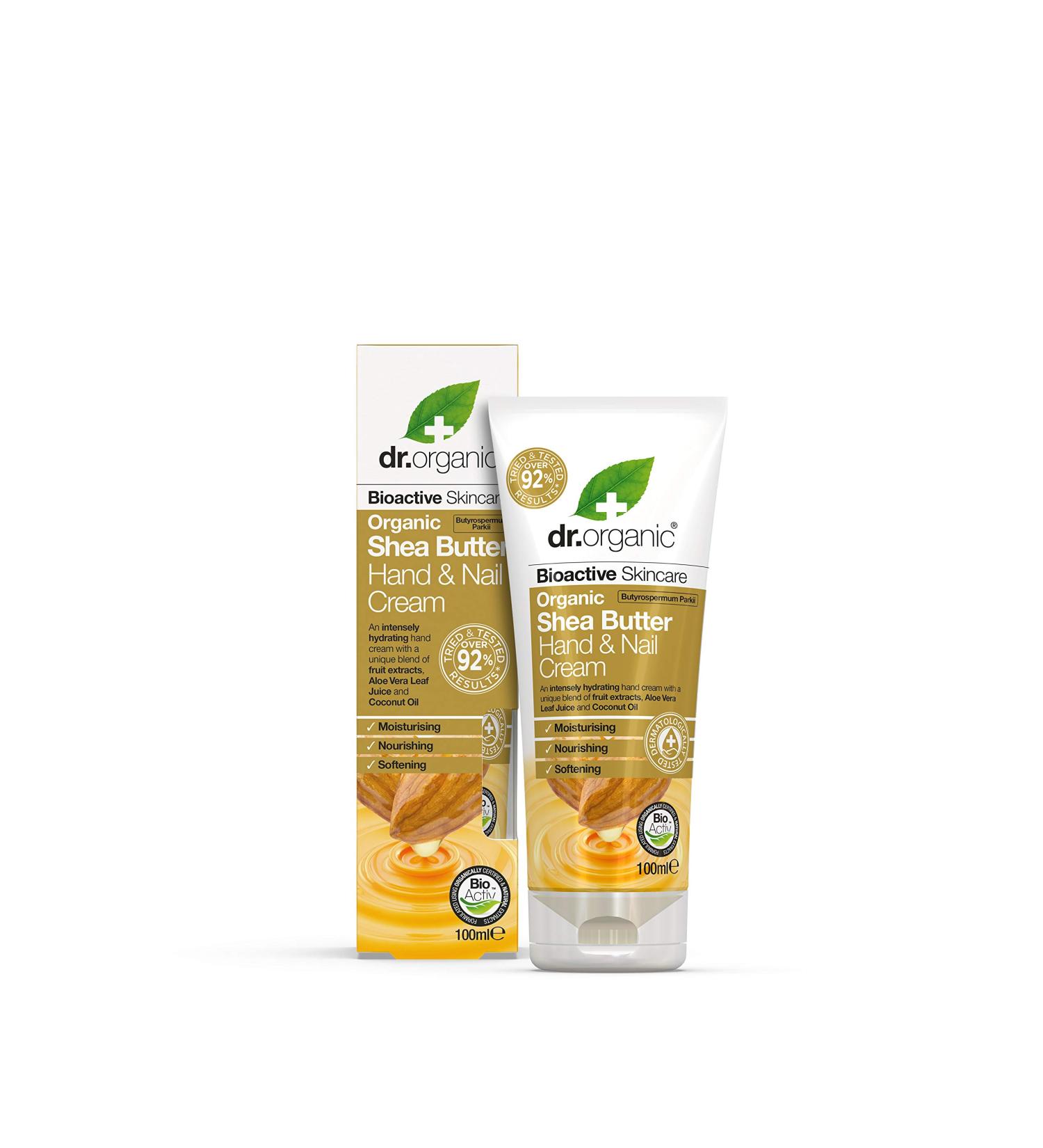 Dr. Organic Shea Butter Hand & Nail Cream 200 g