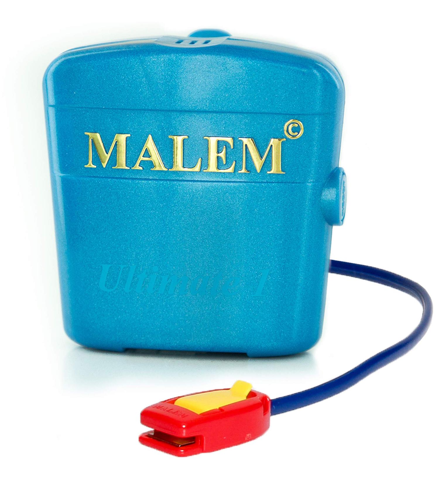 Malem Ultimate Bedwetting Alarm (Blue) - Loud Sound & Strong Vibration for Boys & Girls - Award-Winning Enuresis Alarm - Buy Online on GoSupps.com