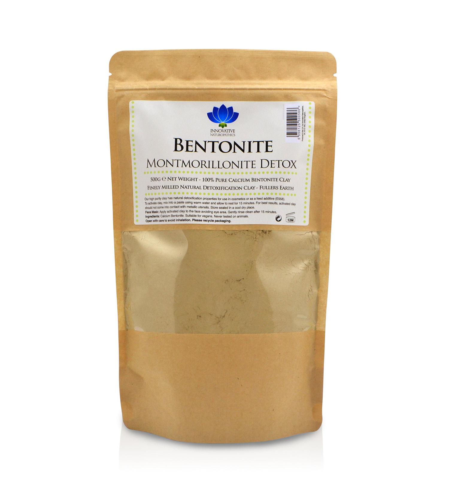 Bentonite Clay 500g Pack Pure Calcium Bentonite Detox - Buy Online on GoSupps.com