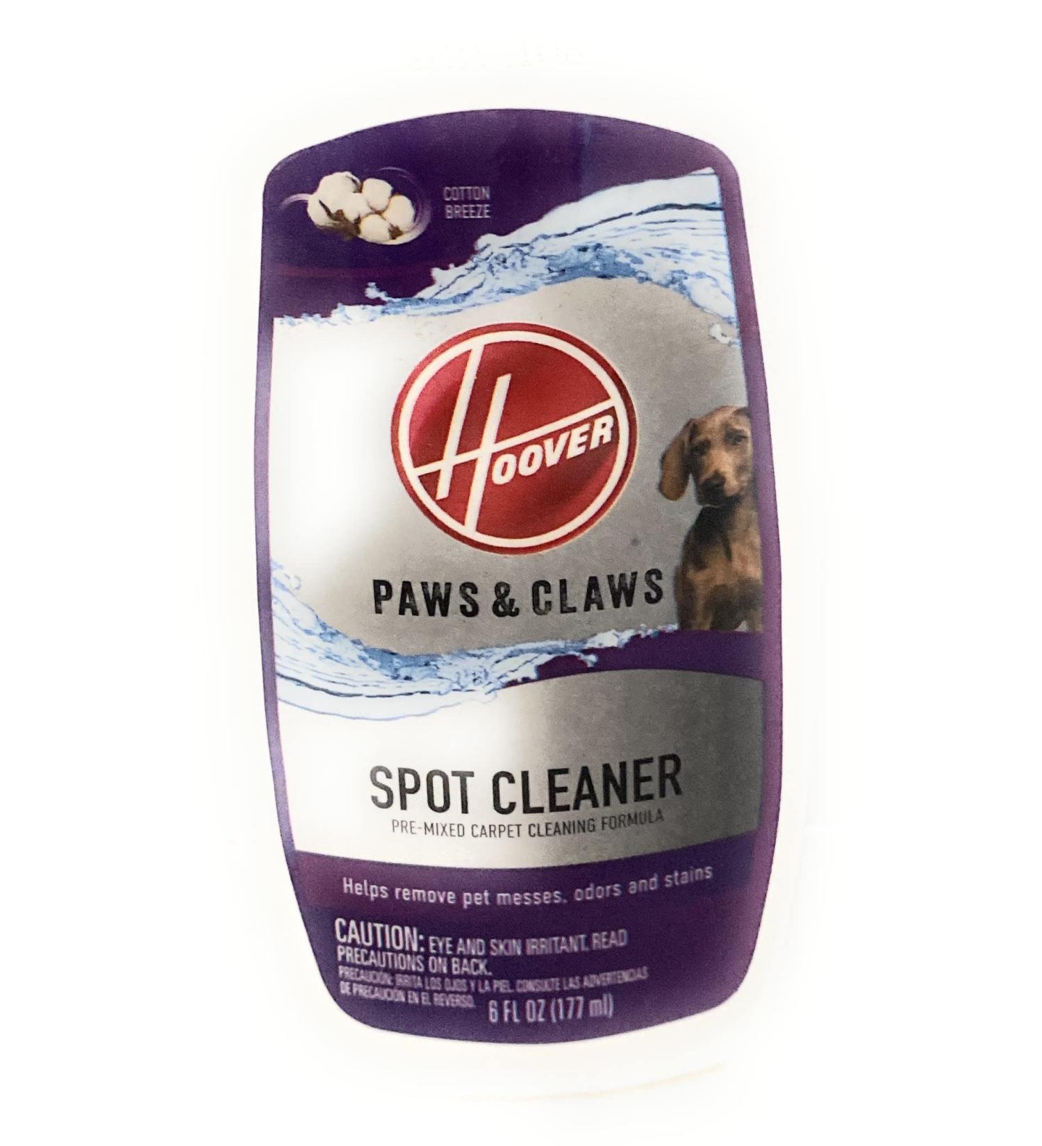 Hoover Paws & Claws Deep Clean & Neutralize 2X Carpet Cleaning Formula 6oz - Pet-Friendly Formula | 1 Bottle - Buy Online on GoSupps.com