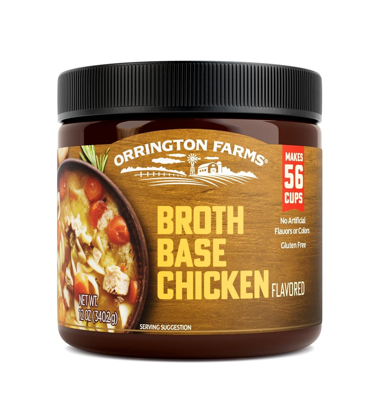 Orrington Farms Chicken Broth Base & Seasoning 12 oz (1 Pack) - Buy Online on GoSupps.com