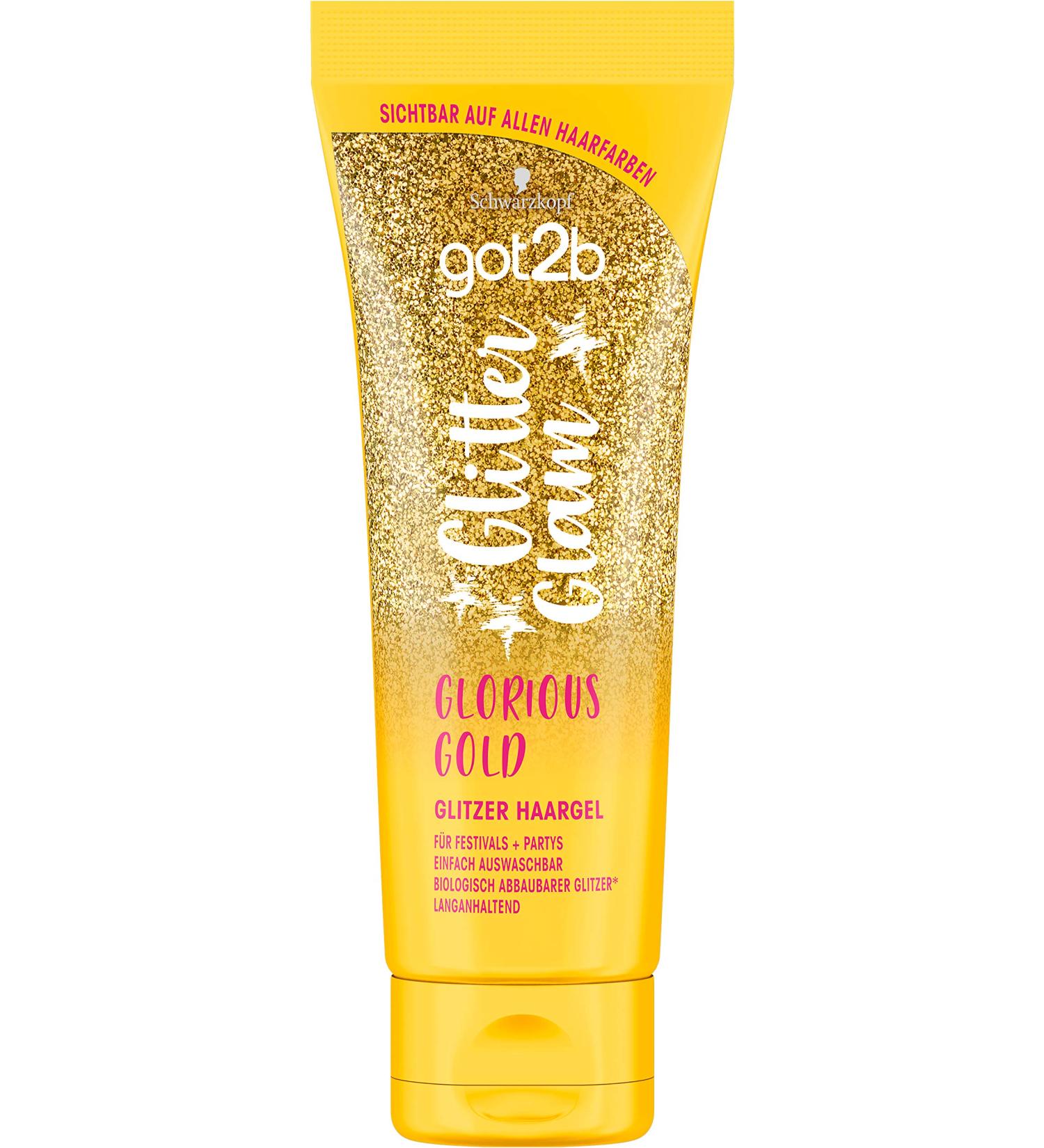 Schwarzkopf got2b Glam Glorious Gold Glitter Gel 50 ml - Buy Online on GoSupps.com