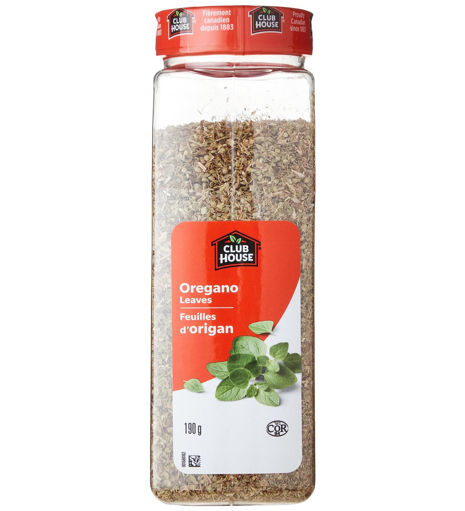 Club House Quality Natural Herbs and Spices Oregano Leaves 190g - Buy Online on GoSupps.com