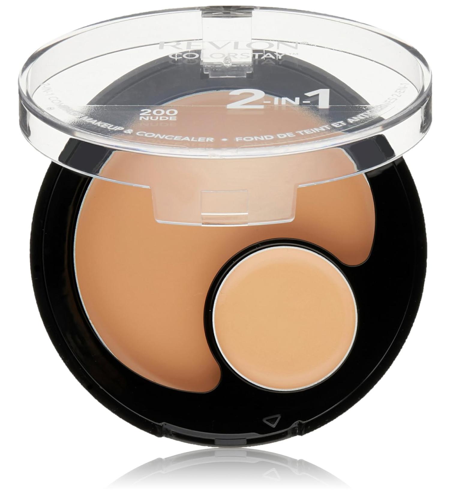 Revlon ColorStay 2 in 1 Compact Makeup & Concealer -Natural Tan - Buy Online on GoSupps.com