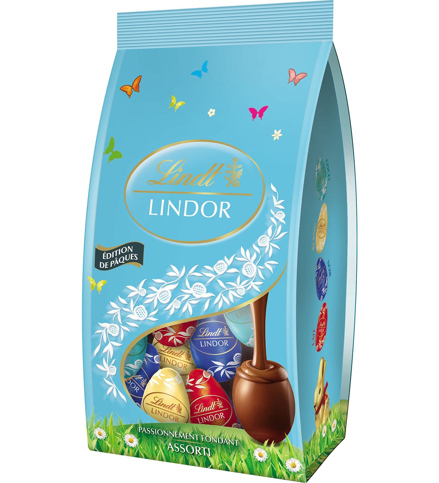 Lindt Lindor Easter Edition Medium Egg Sachet 180g - Pack of 2 - Buy Online on GoSupps.com