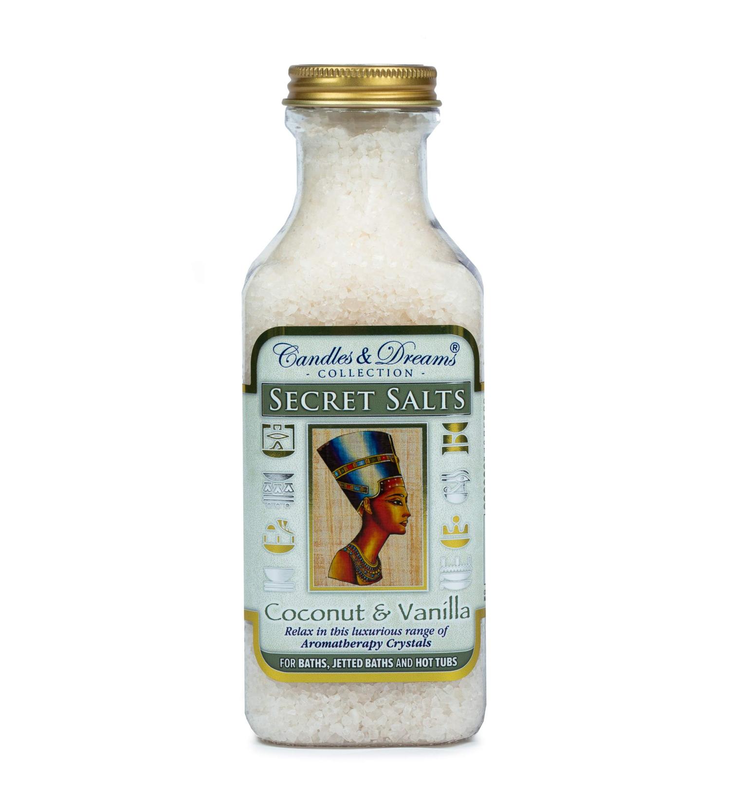 Hot tub spa/Bath Aromatherapy scents Crystals (Coconut & Vanilla) Vegan (500g) - Buy Online on GoSupps.com