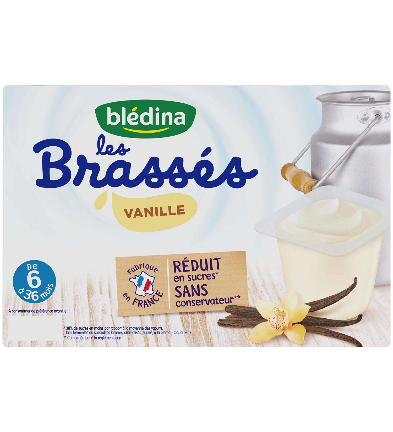 Bl dina Les Brass s Vanilla 6 to 36 Months 6 x 95 g Pack of 4 - Buy Online on GoSupps.com