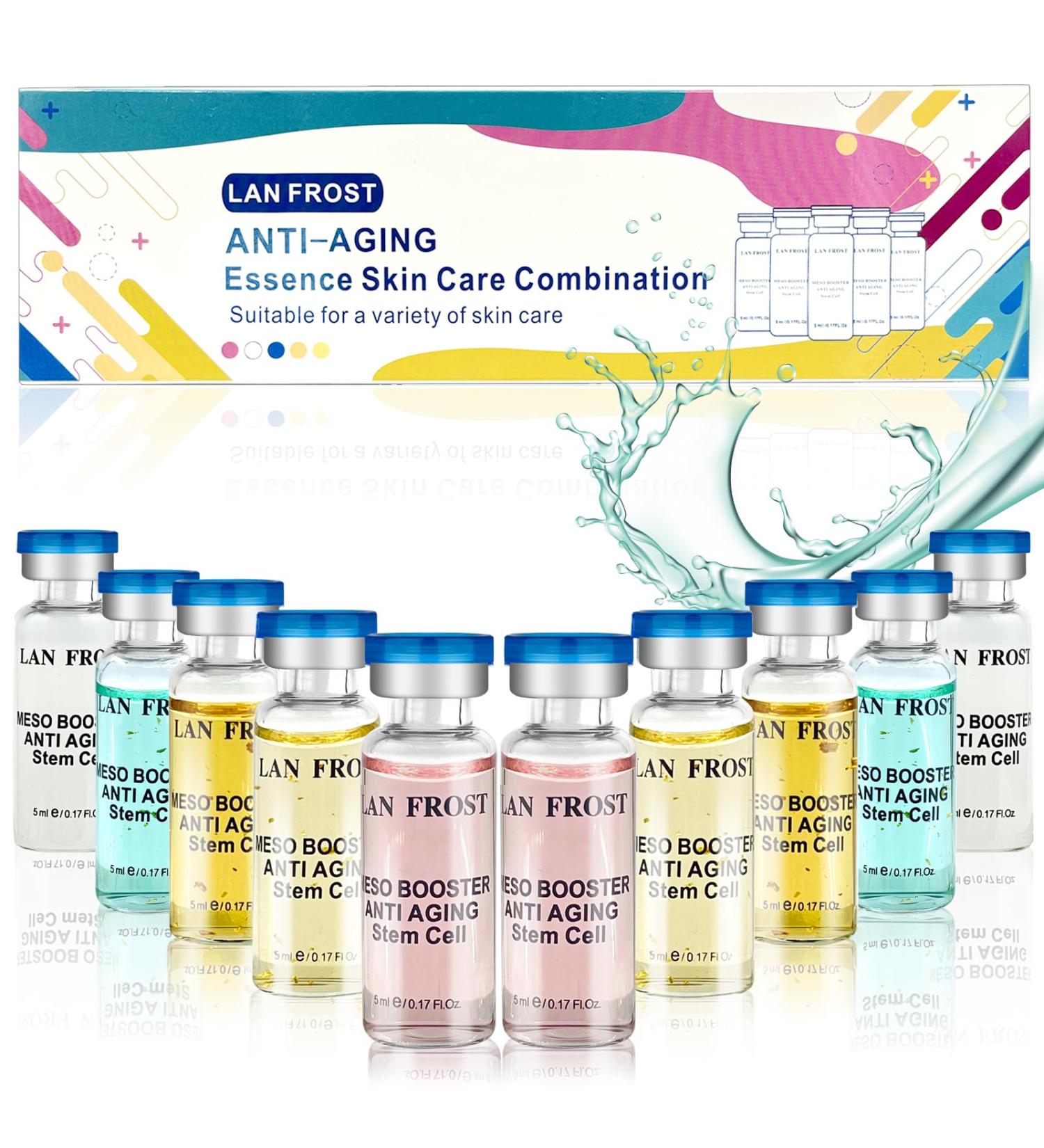 BB Facial Glow Kit - Hyaluronic Acid Essence 10 Vials Facial Serum & Skin Therapy for Radiant Skin - International Shipping Available - Buy Online on GoSupps.com