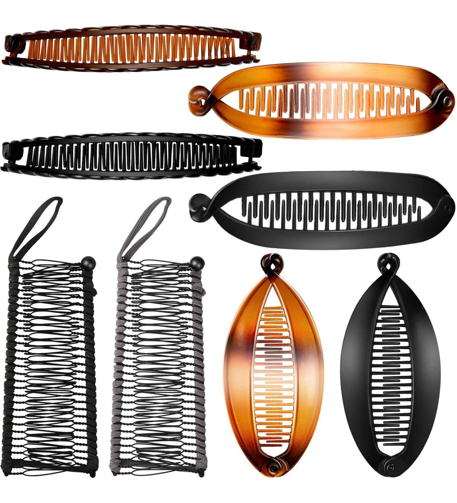 Vintage Banana Hair Clips - Unique Fish Shape Hair Accessories for Stylish Hairdos - Buy Online on GoSupps.com