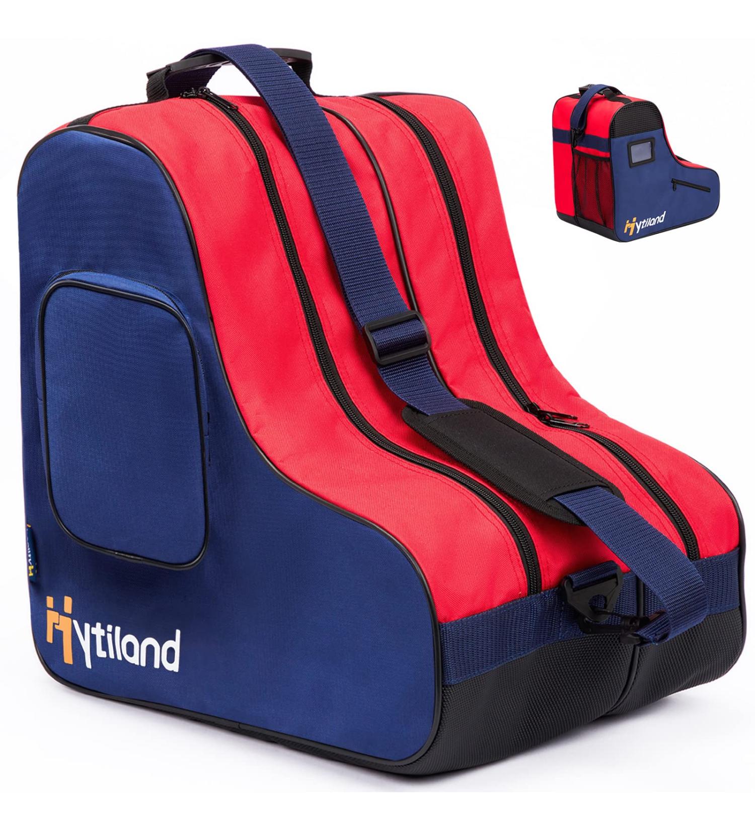Hytiland Roller Skate Bag - Adjustable Shoulder Strap - Large Capacity - Roller Skate Accessories for Kids and Adults - Lake Blue - Buy Online on GoSupps.com