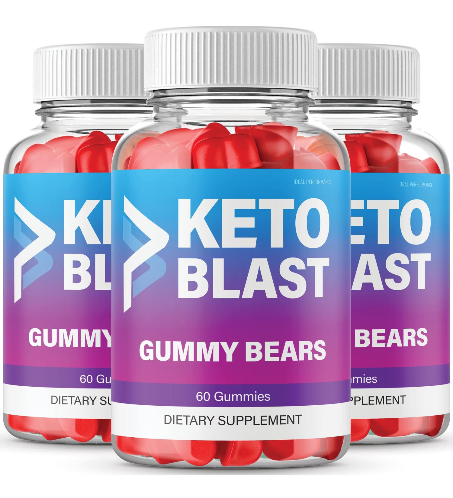 IDEAL PERFORMANCE Keto Blast Gummies - 3 Pack - Max Keto Blast ACV Supplement (180 Gummies) - Buy Online on GoSupps.com