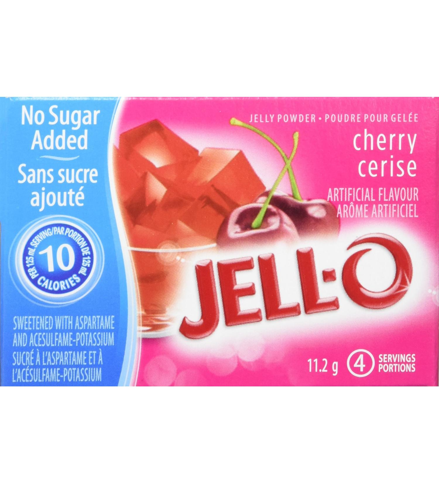 Jell-O Jelly Powder Light Cherry 11.2g (Pack of 18) - Buy Online on GoSupps.com