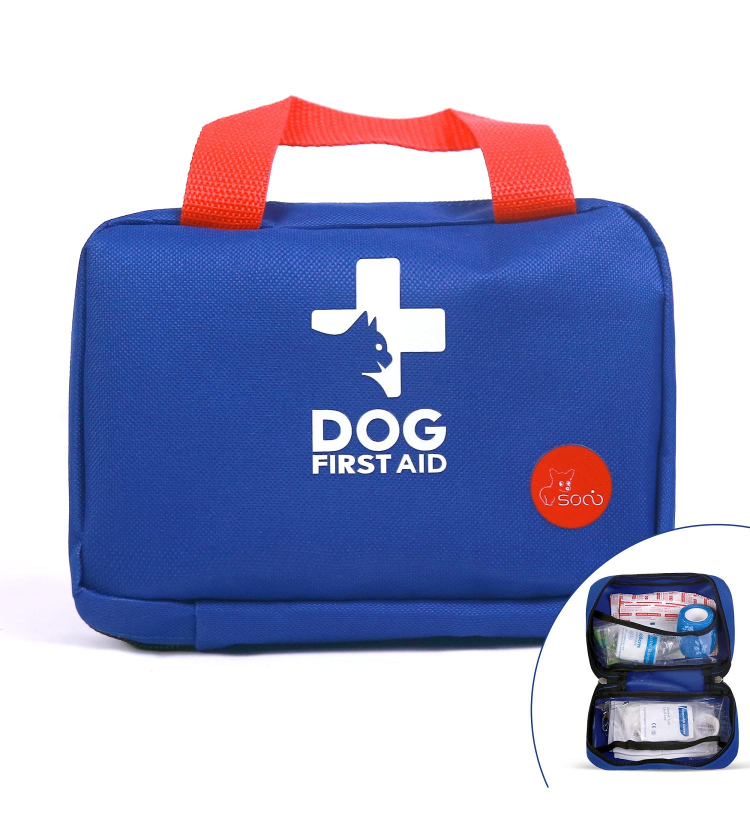 Socio First Aid Set for Dogs & Cats - Essential Travel Pharmacy for Pets | Emergency Health Care Products - Buy Online on GoSupps.com
