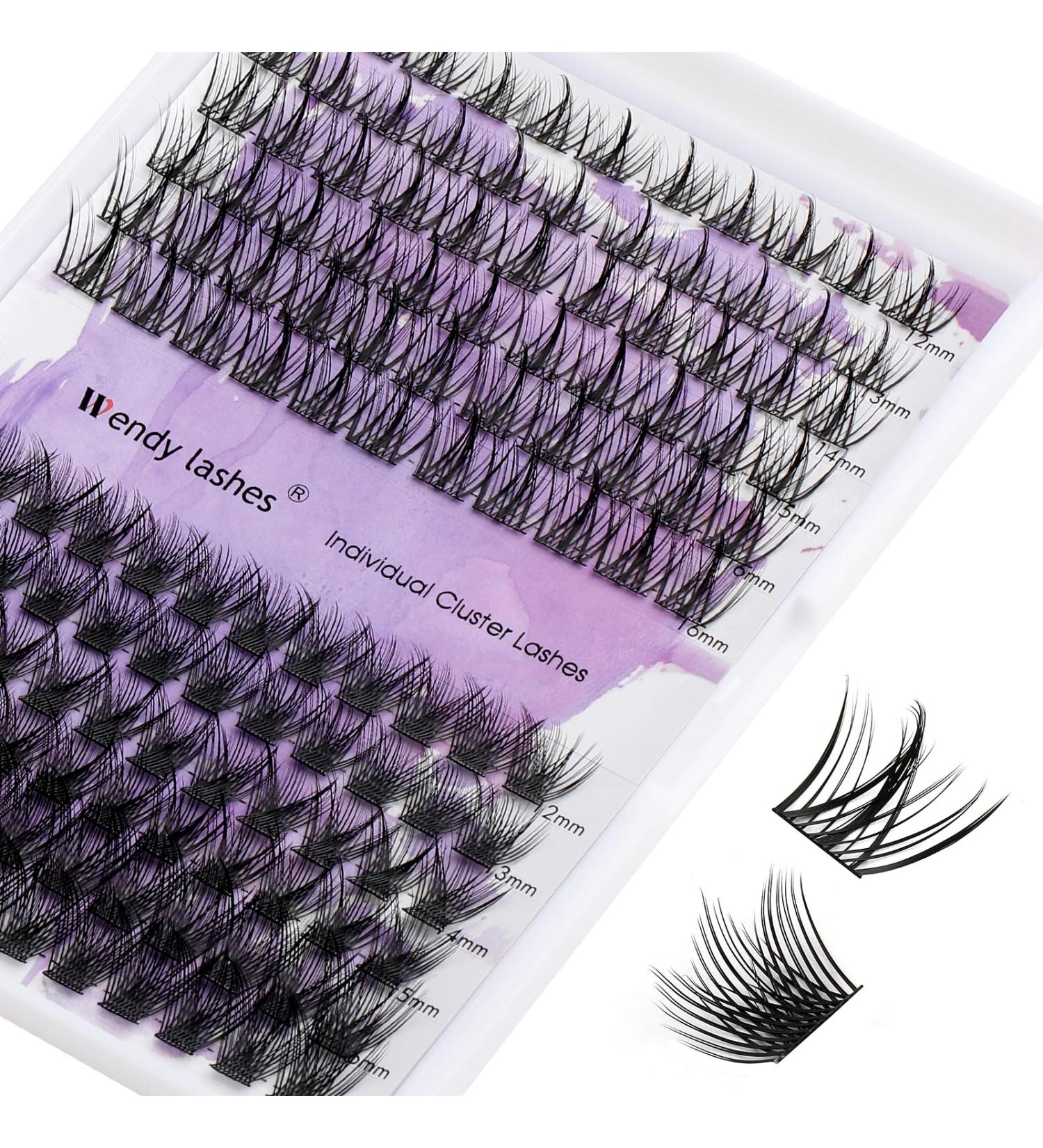 Individual Lashes 0.07mm Cluster D Curl 12-16mm Mixed Long Eyelashes Extension Kit - Buy Online on GoSupps.com