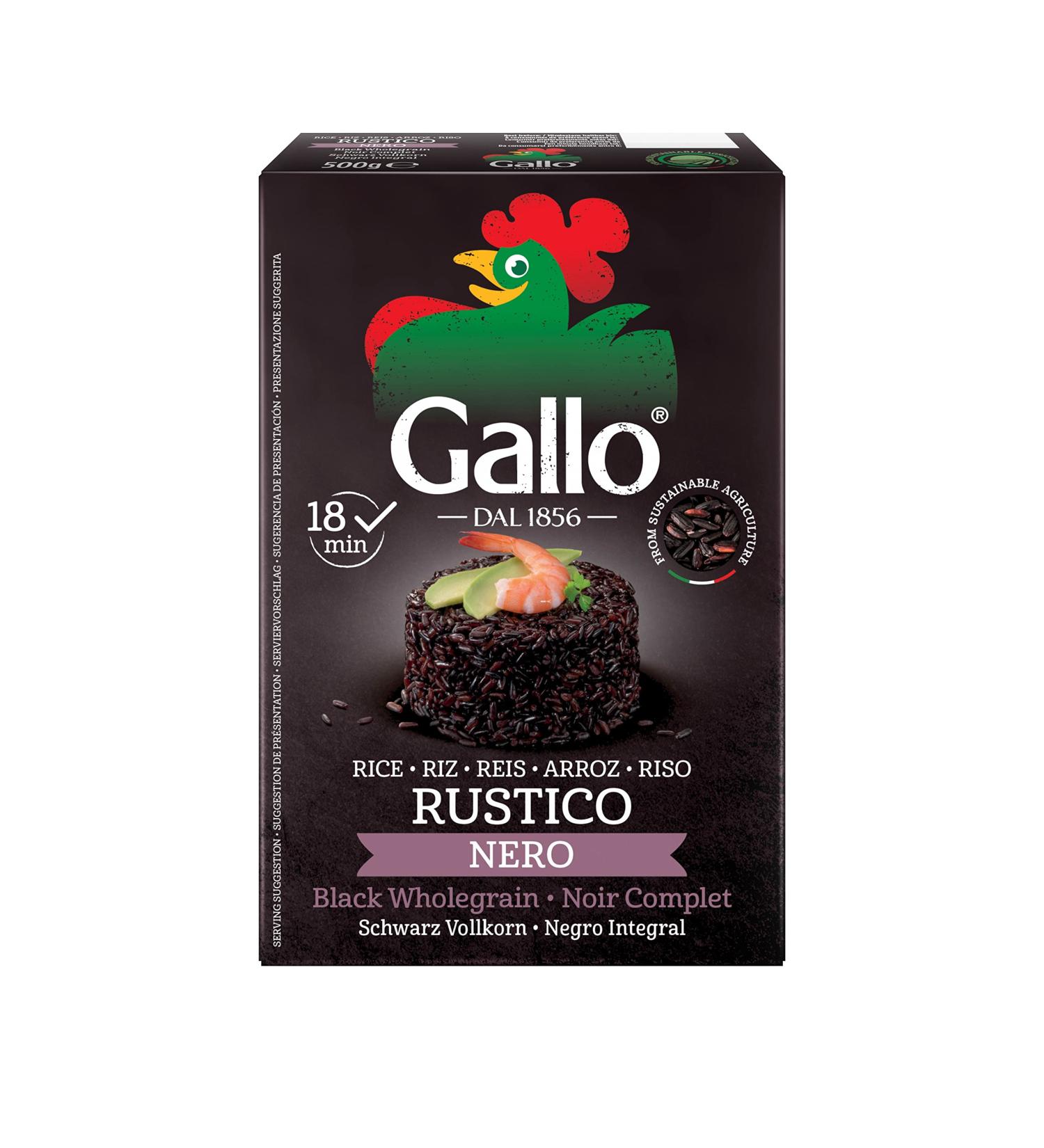 Riso Gallo Black Rice 500 g - Buy Online on GoSupps.com