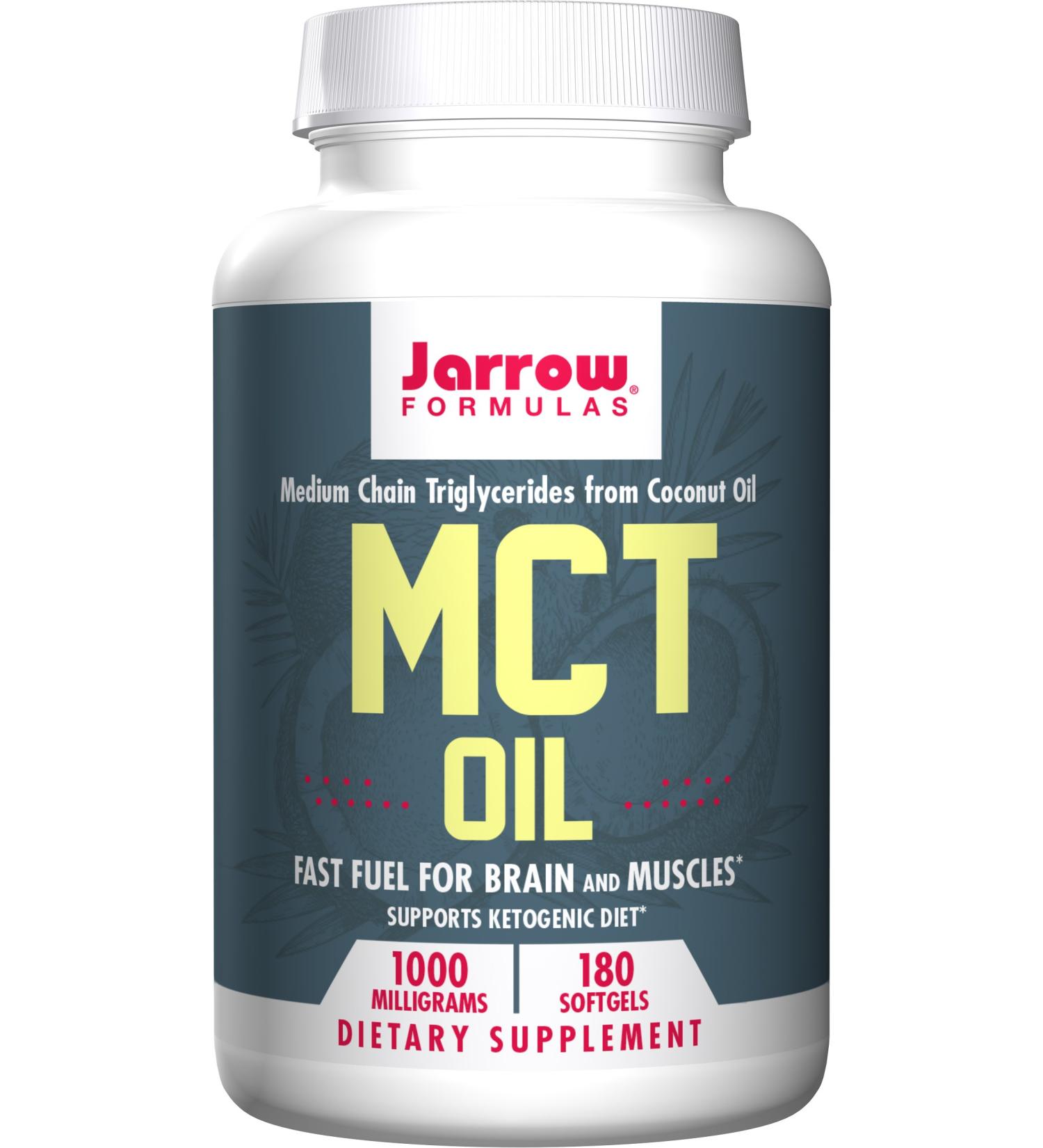 Jarrow Formulas MCT Oil 1000 mg 180 Softgels