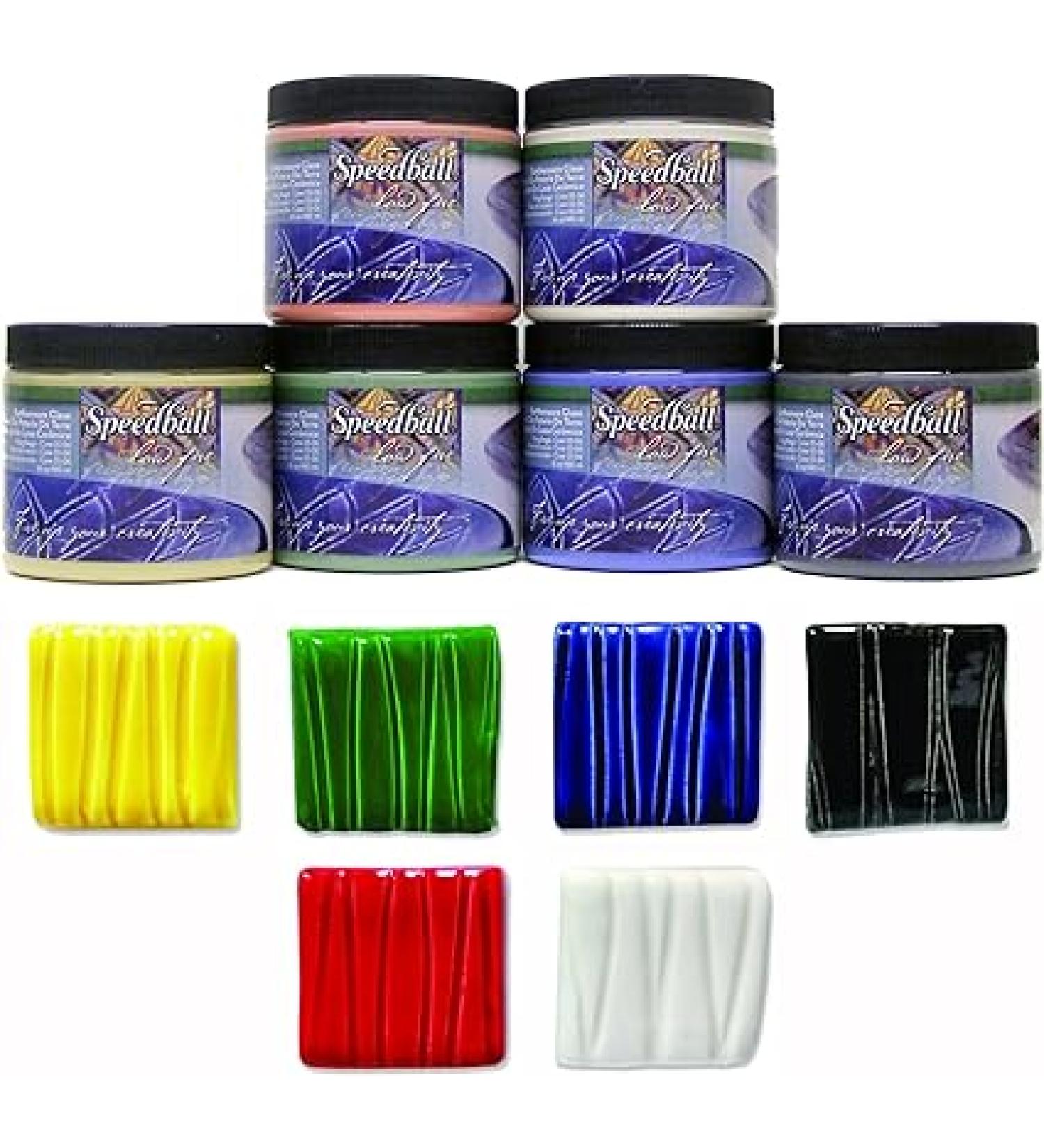 Speedball Earthenware School Pack - 6-Pack 16oz Multicolor Set - Buy Online on GoSupps.com