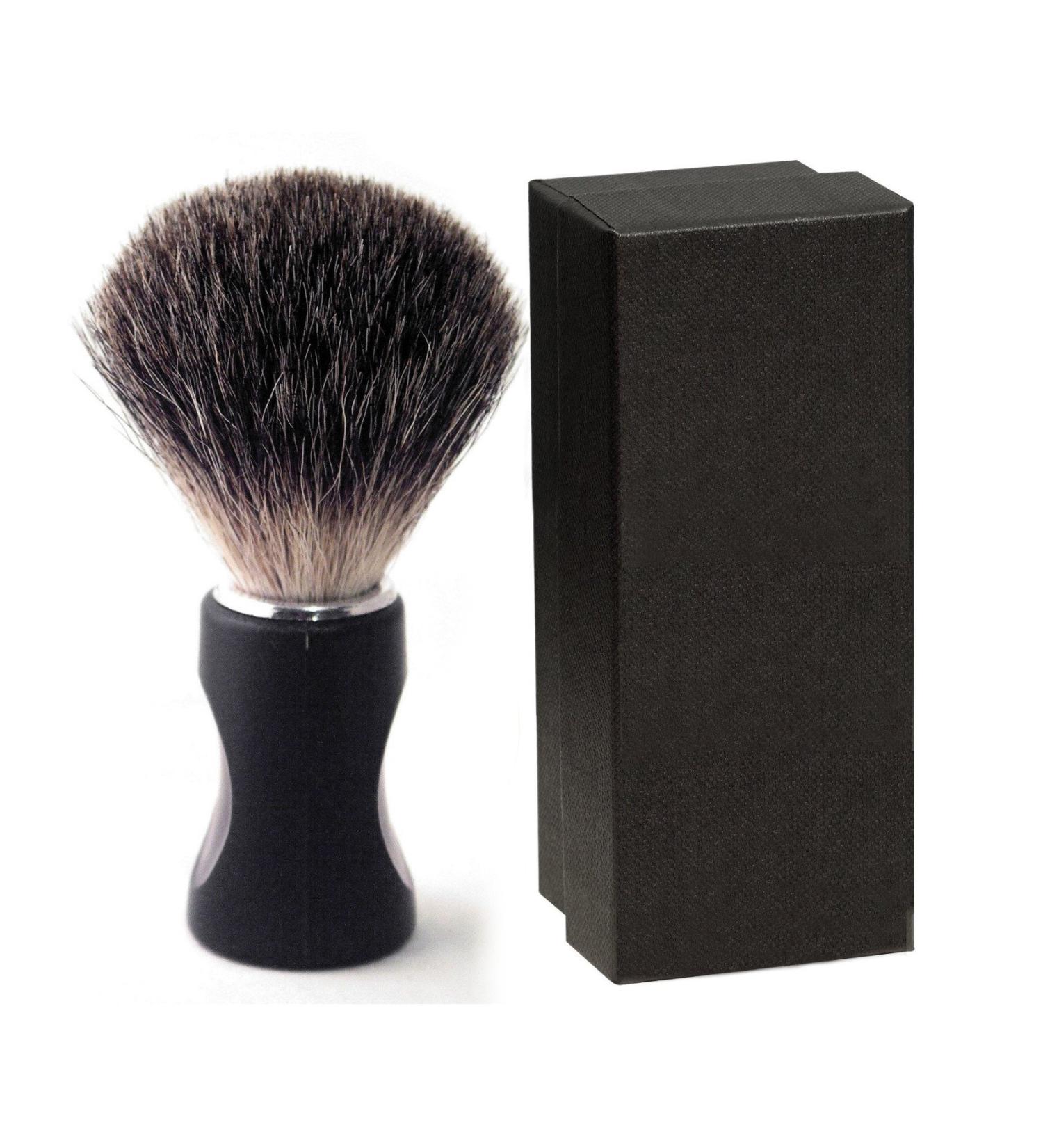 Premium 100% Badger Hair Shaving Brush with Gift Box Best International Shipping - Buy Online on GoSupps.com