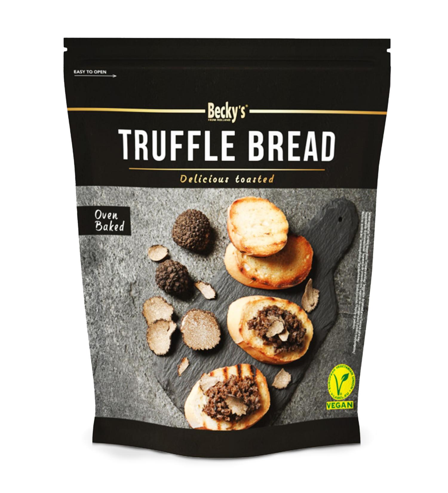 Becky's Truffle Snack - Roasted Truffle Bread Crispy Salt Biscuits 150g | Gourmet Gift for Truffle Lovers - Buy Online on GoSupps.com