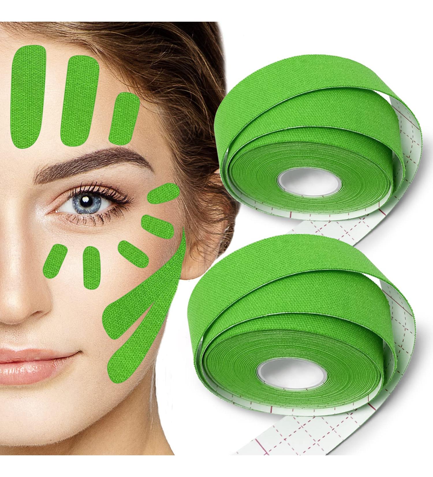  Face Tape for Wrinkles - Reusable V Face Smoothing Patches for Forehead & Chest - Self Care Wrinkle Solutions - 2.5CM x 1000CM  - Buy Online on GoSupps.com