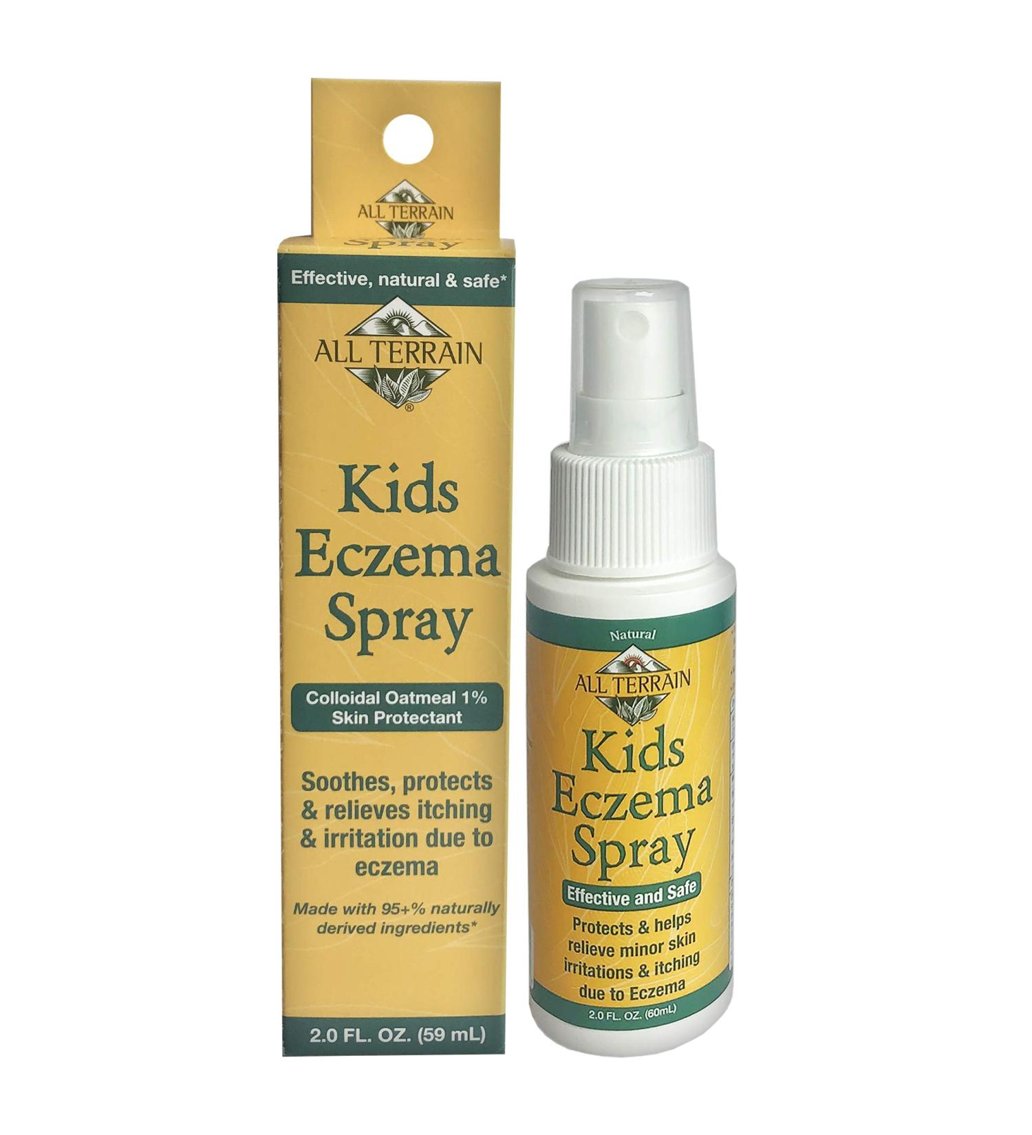 Kids Eczema Spray 2oz - Soothing Colloidal Oatmeal Formula for Skin Irritation & Itching - Buy Online on GoSupps.com