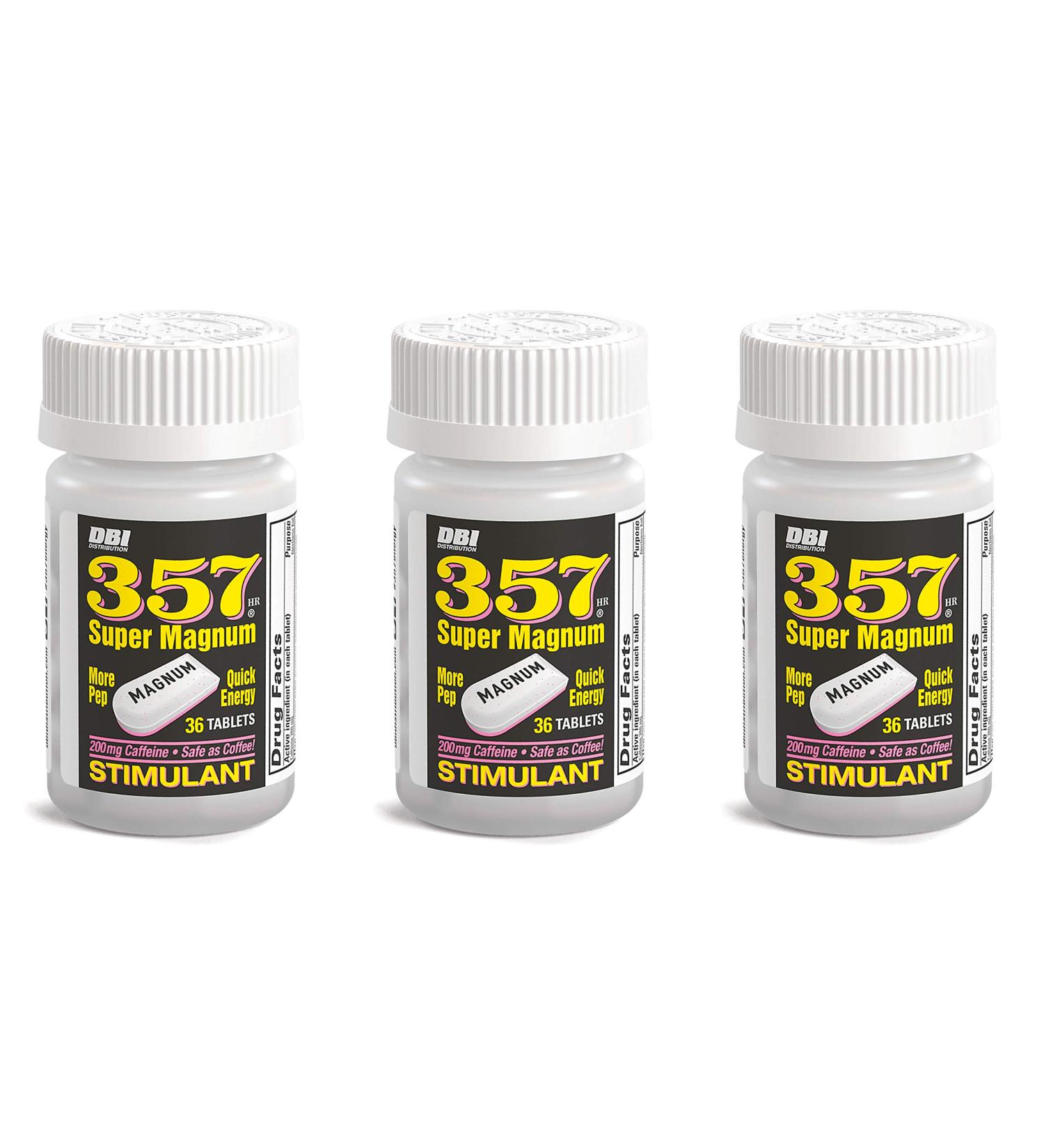 Super Magnum Stimulant - 200mg Caffeine Boost Pack of 3 | International Shipping Available - Buy Online on GoSupps.com