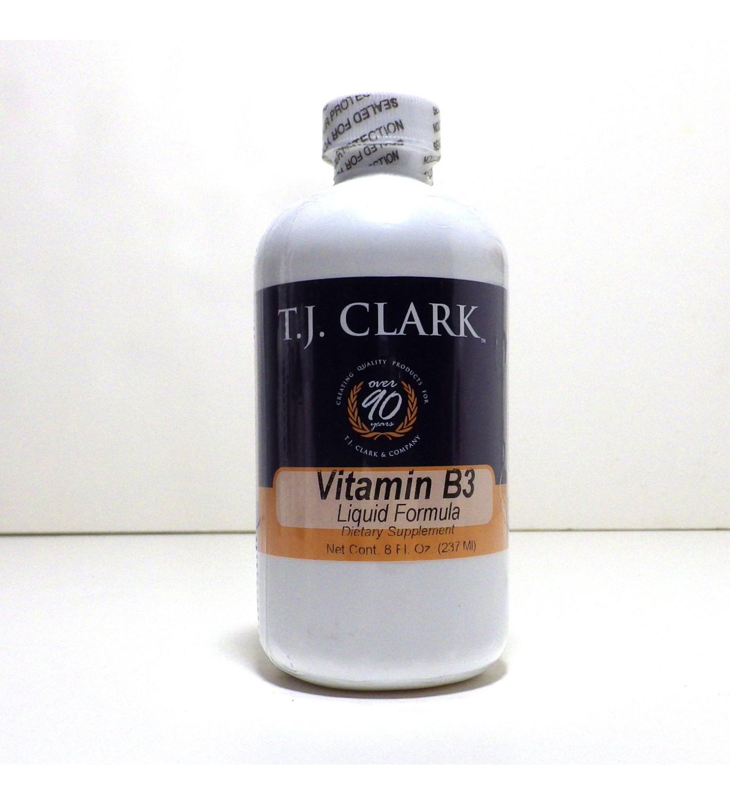 Vitamin B3 Niacin - 8 Oz. Liquid (1 Bottle)