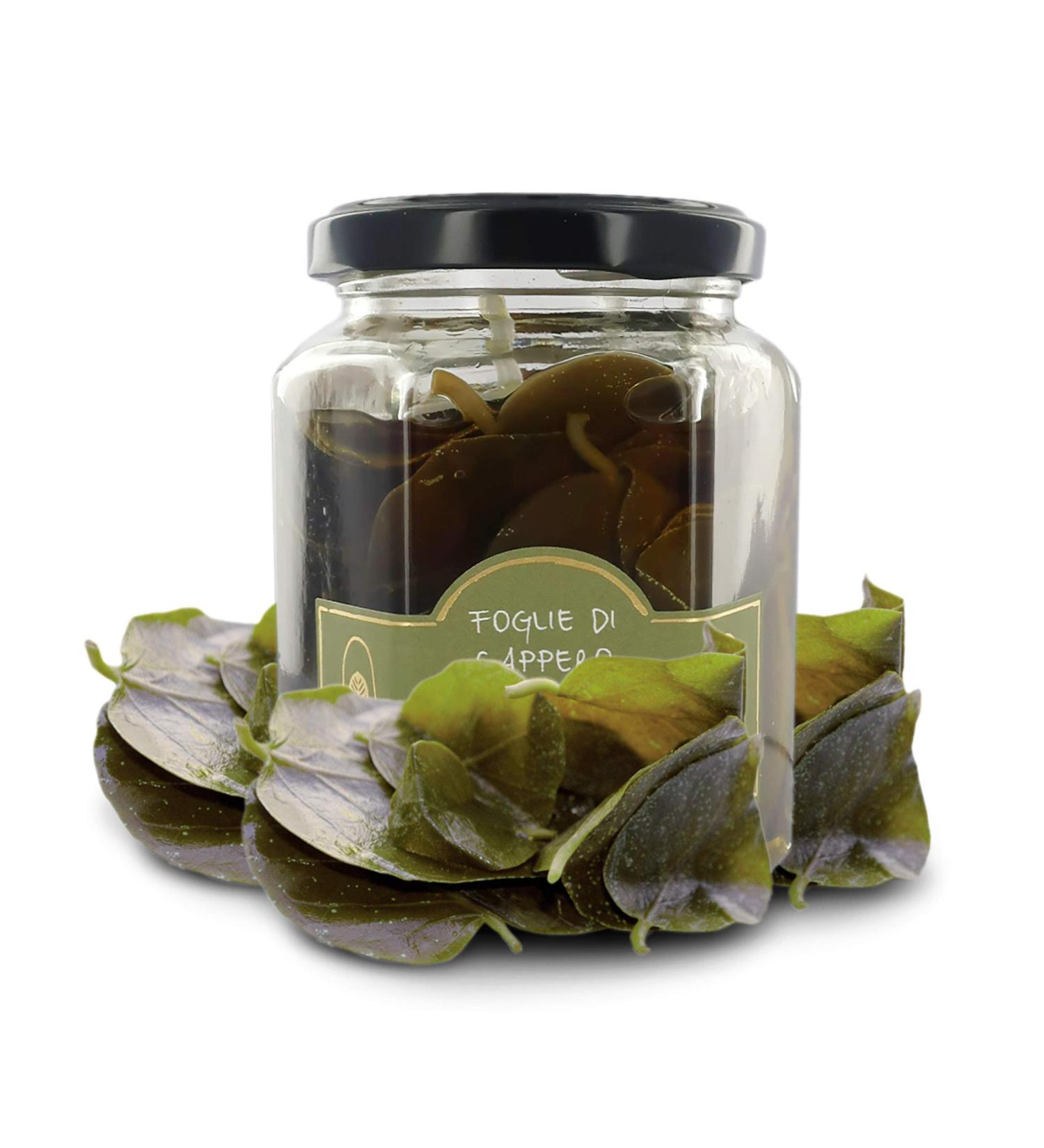 La Nicchia Pantelleria Caper Leaves in Extra Virgin Olive Oil 220g - Authentic Italian Delicacy for Global Shipping - Buy Online on GoSupps.com