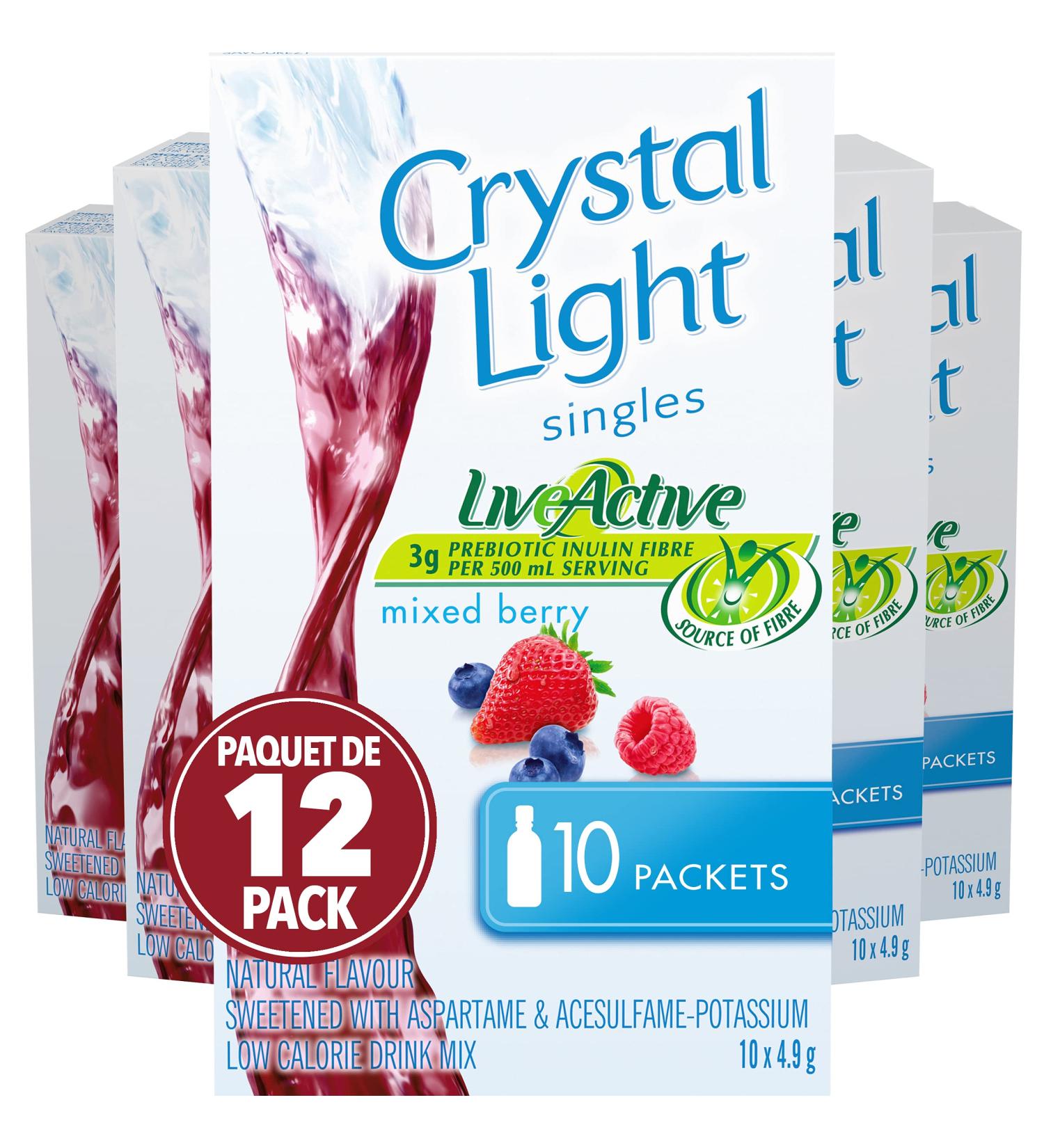 Crystal Light Singles Mixed Berry - Buy Online on GoSupps.com