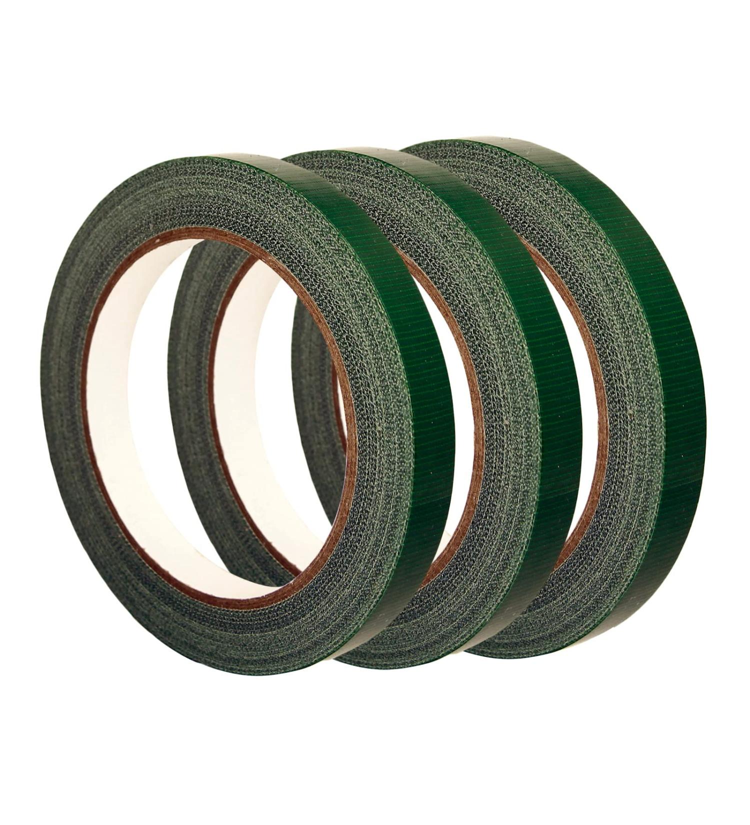 TIAMALL Waterproof Floral Tape - 3 Rolls for Bouquet Stem Wrapping & Crafts (1/2 Dark Green) - Buy Online on GoSupps.com