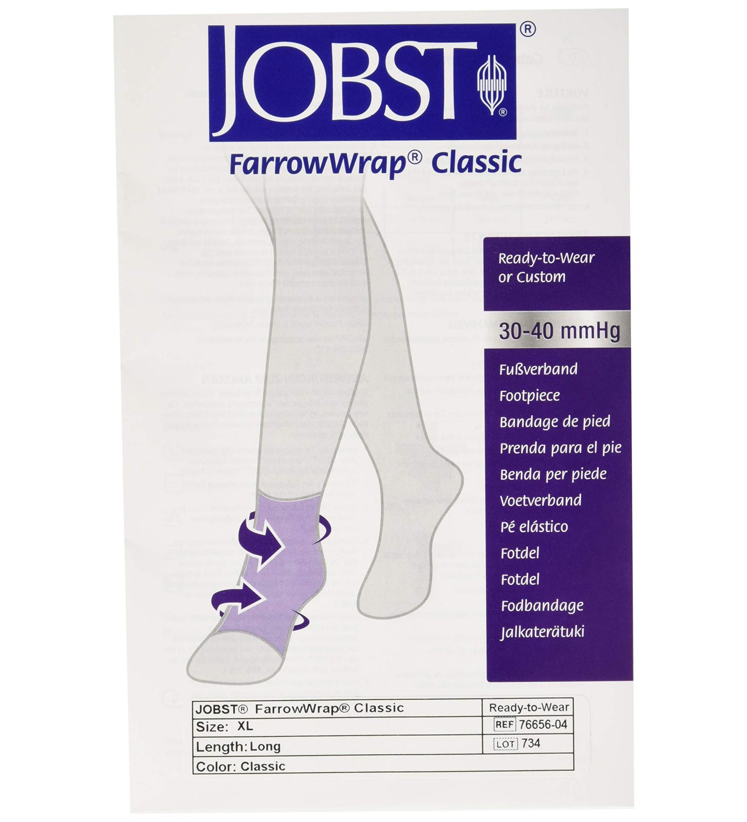 FarrowWrap Classic Footpiece Tan BSN Jobst FarrowMed (Long X-Large)