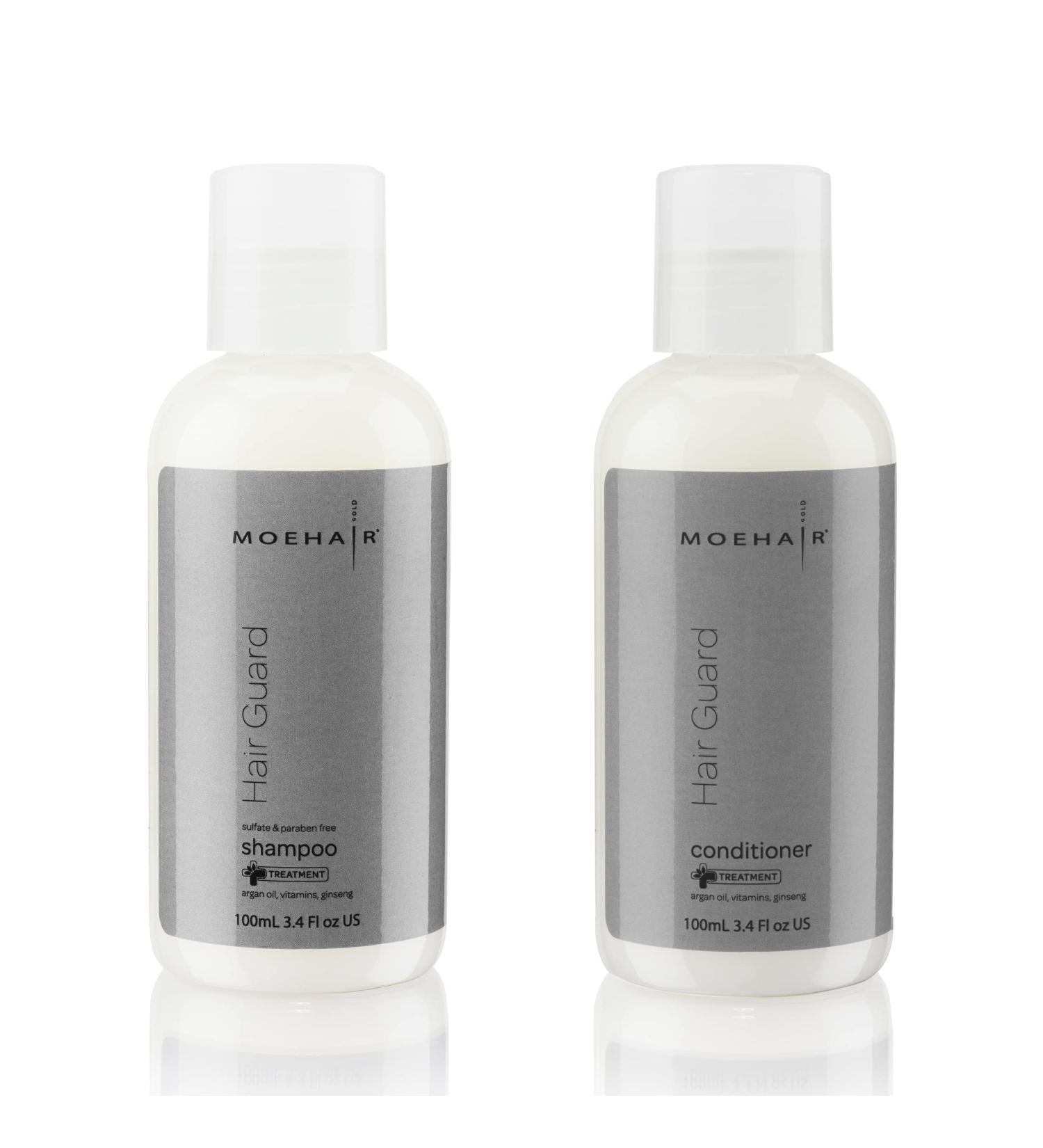 MOEHAIR Travel Size Shampoo & Conditioner Set | Color Safe Hair Loss Treatment | 3.4 Fl Oz | Perfect for Travel - Buy Online on GoSupps.com
