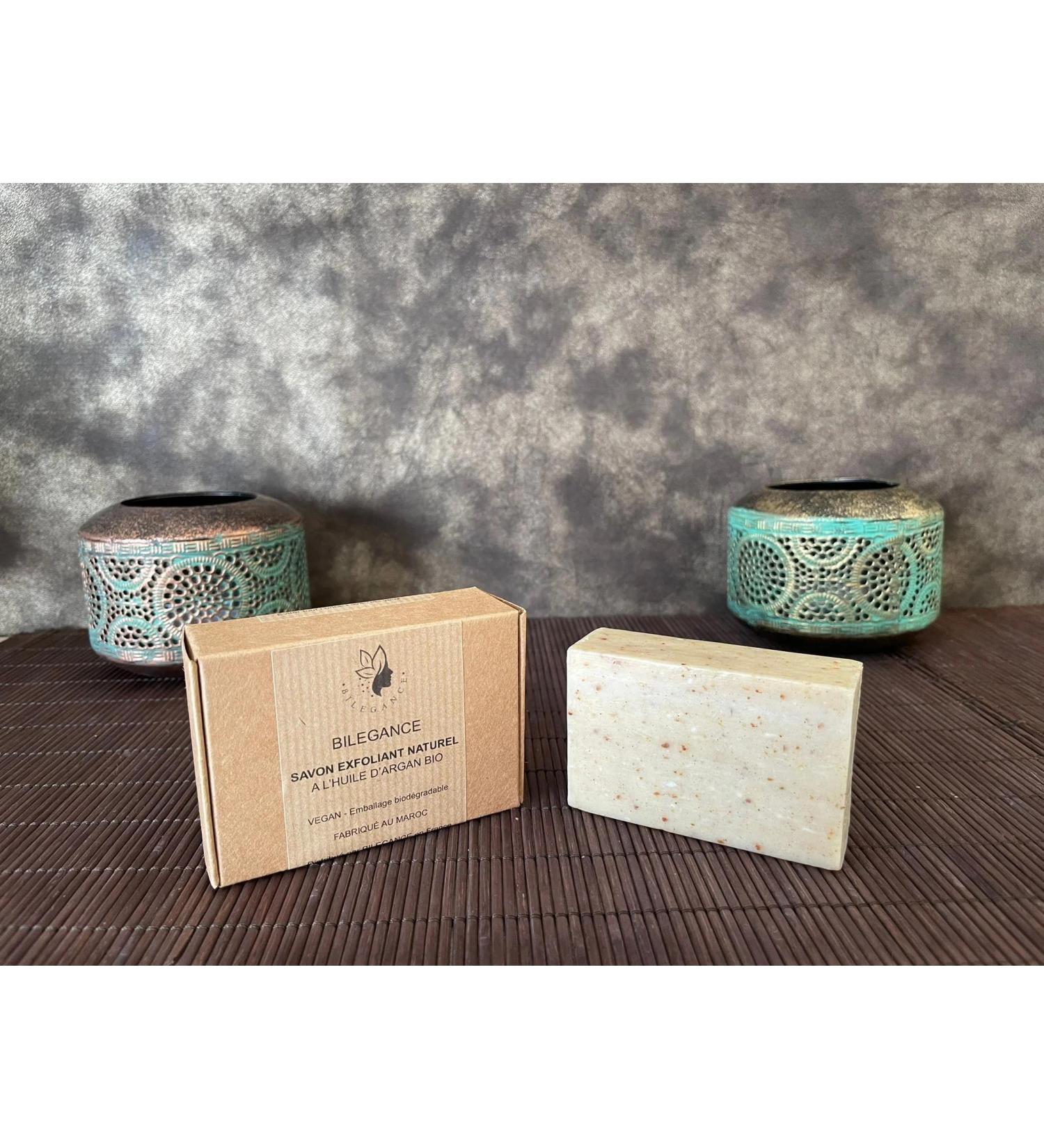  BILEGANCE NATURAL EXFOLIATING SOAP WITH ORGANIC Argan Oil 100g - Buy Online on GoSupps.com