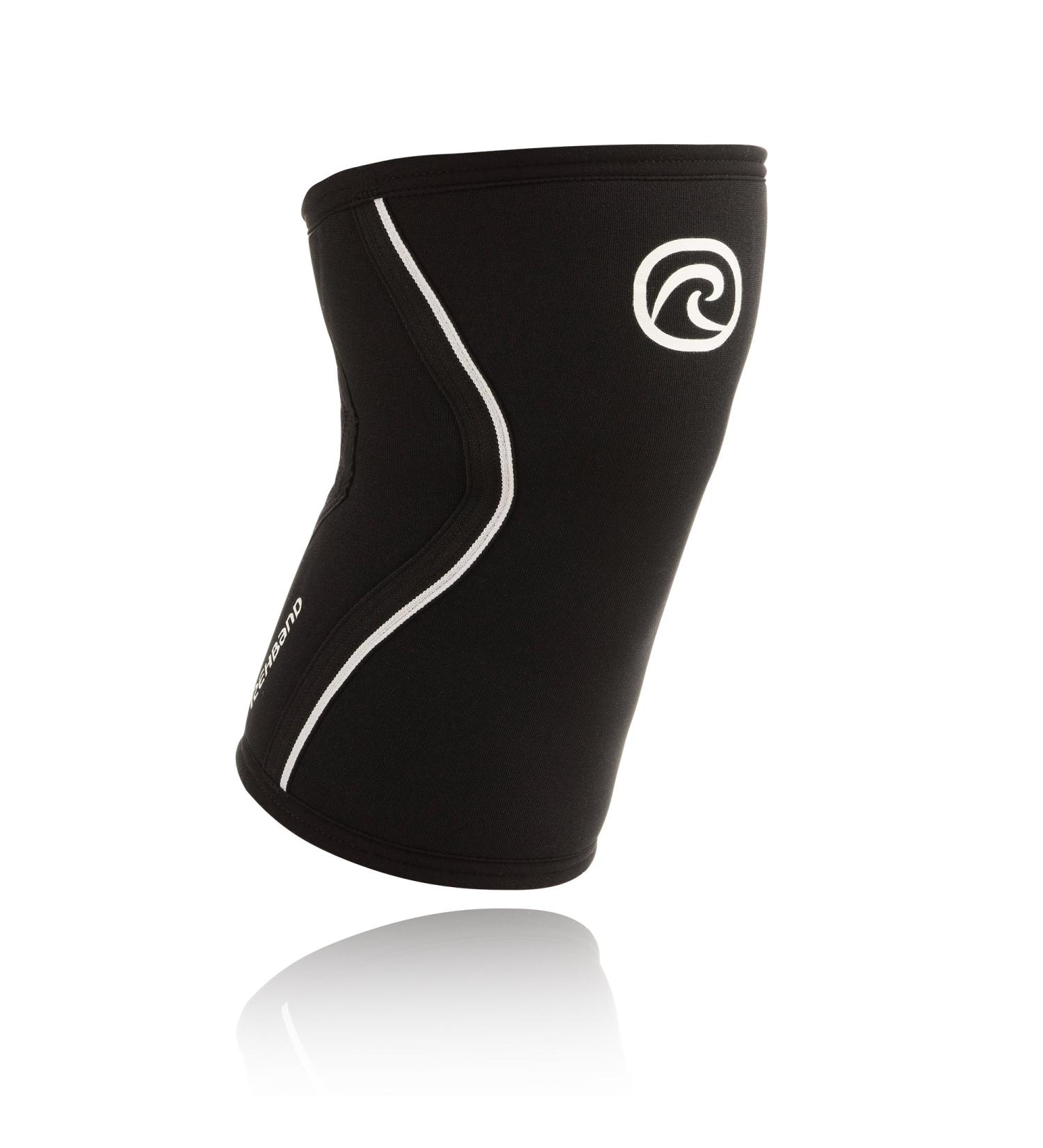 Rehband Rx Knee Support 5mm - Large - Black | Enhance Movement & Training | Fitness Knee Sleeve | Reduce Strain | 1 Sleeve - Buy Online on GoSupps.com
