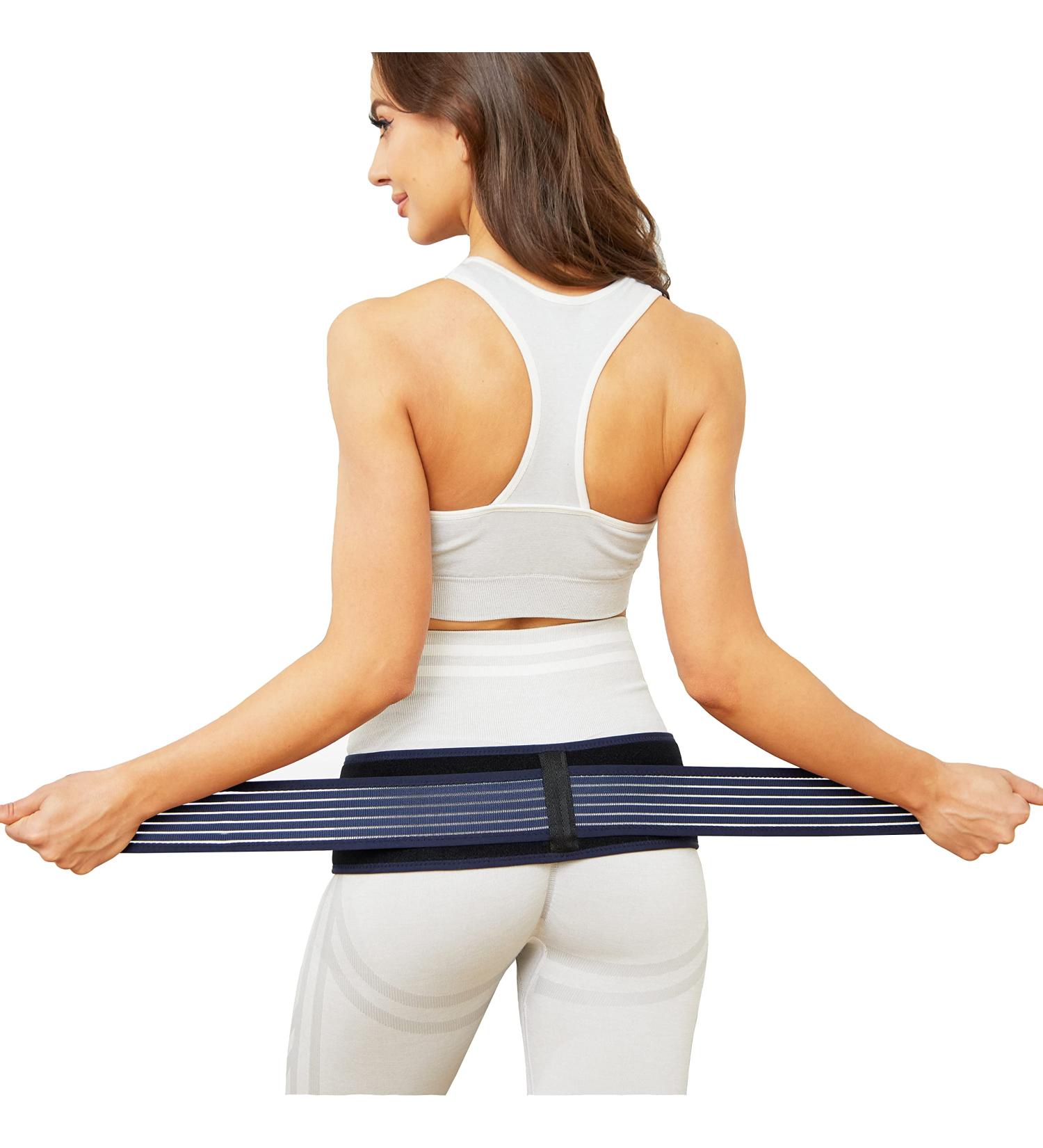 Sacroiliac Belt Support for Lower Back Pain - Maternity & Sciatic Nerve Brace for Men & Women (S/M) - International Shipping Available - Buy Online on GoSupps.com