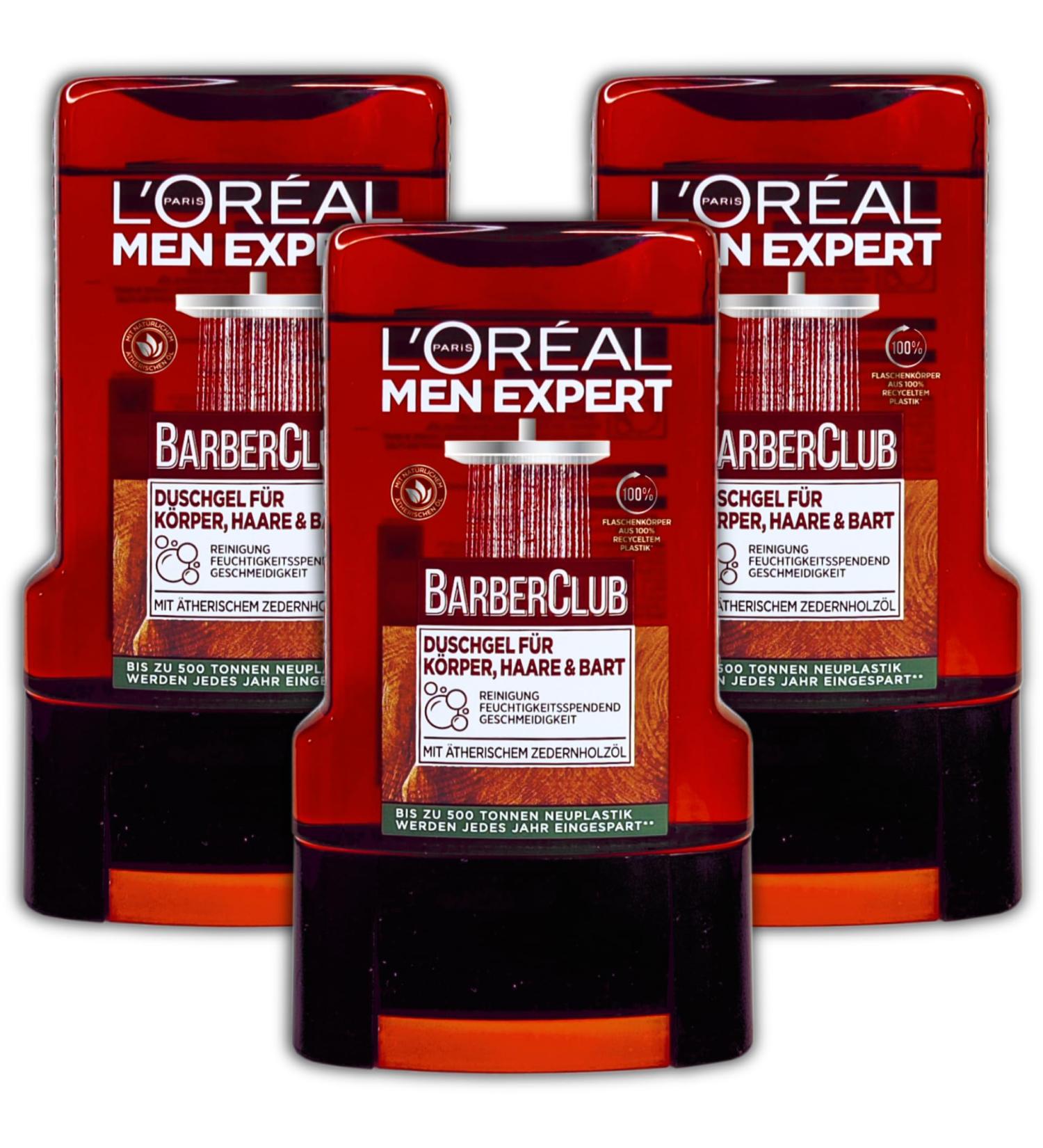 TopDeal Men Expert Barber Club Shower Gel 3 x 250 ml