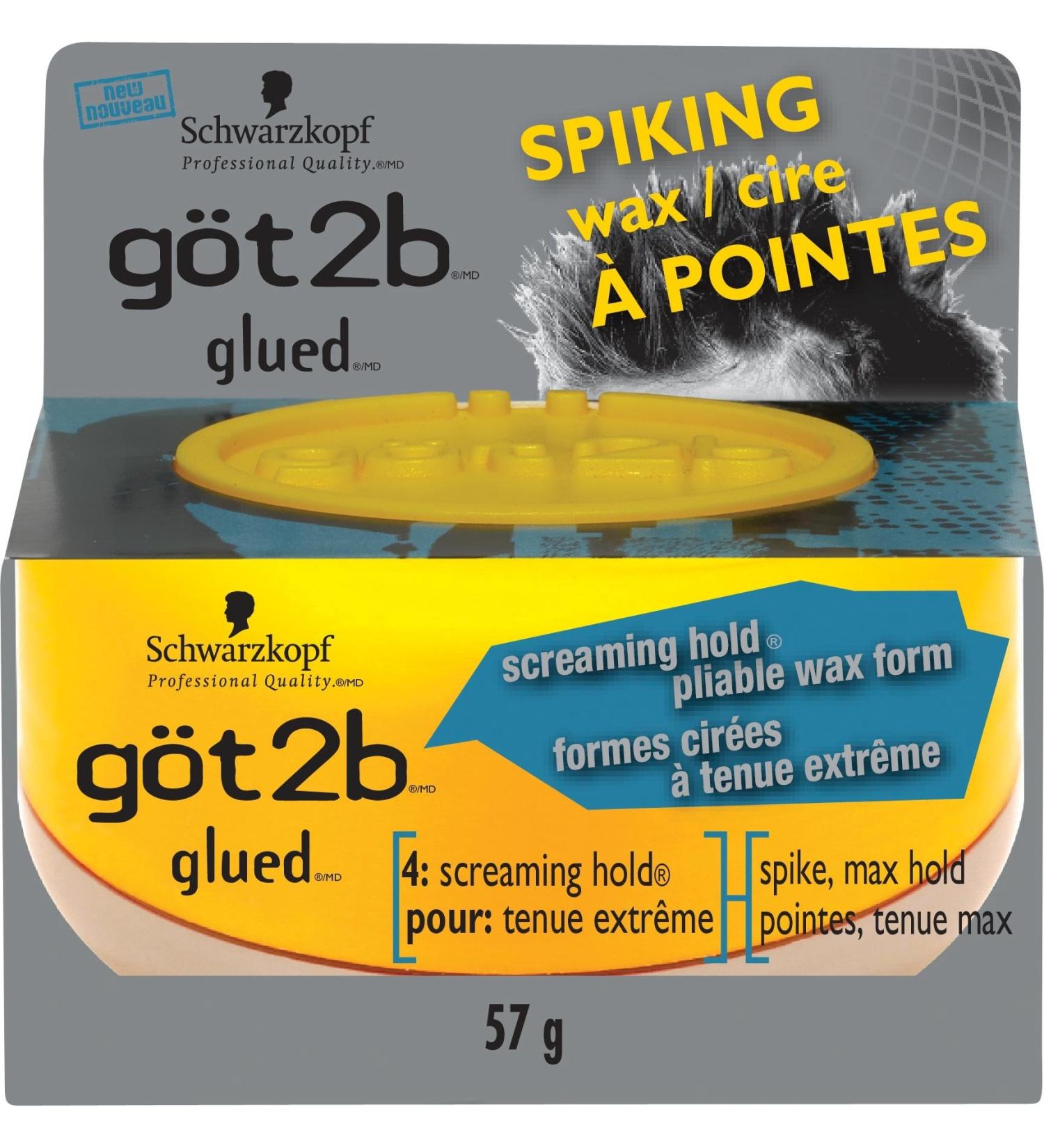 Schwarzkopf Got2b Glued Spiking Wax Screaming Hold 57 Grams - Buy Online on GoSupps.com