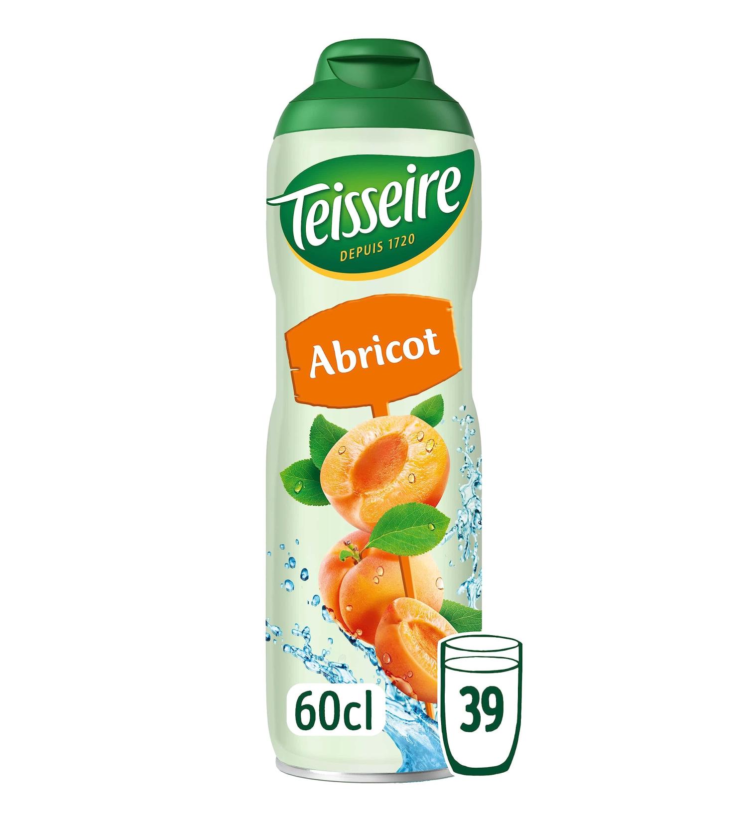 Teisseire Apricot Syrup for Refreshing Drink Cocktails Recyclable Can (1 unit) - Buy Online on GoSupps.com