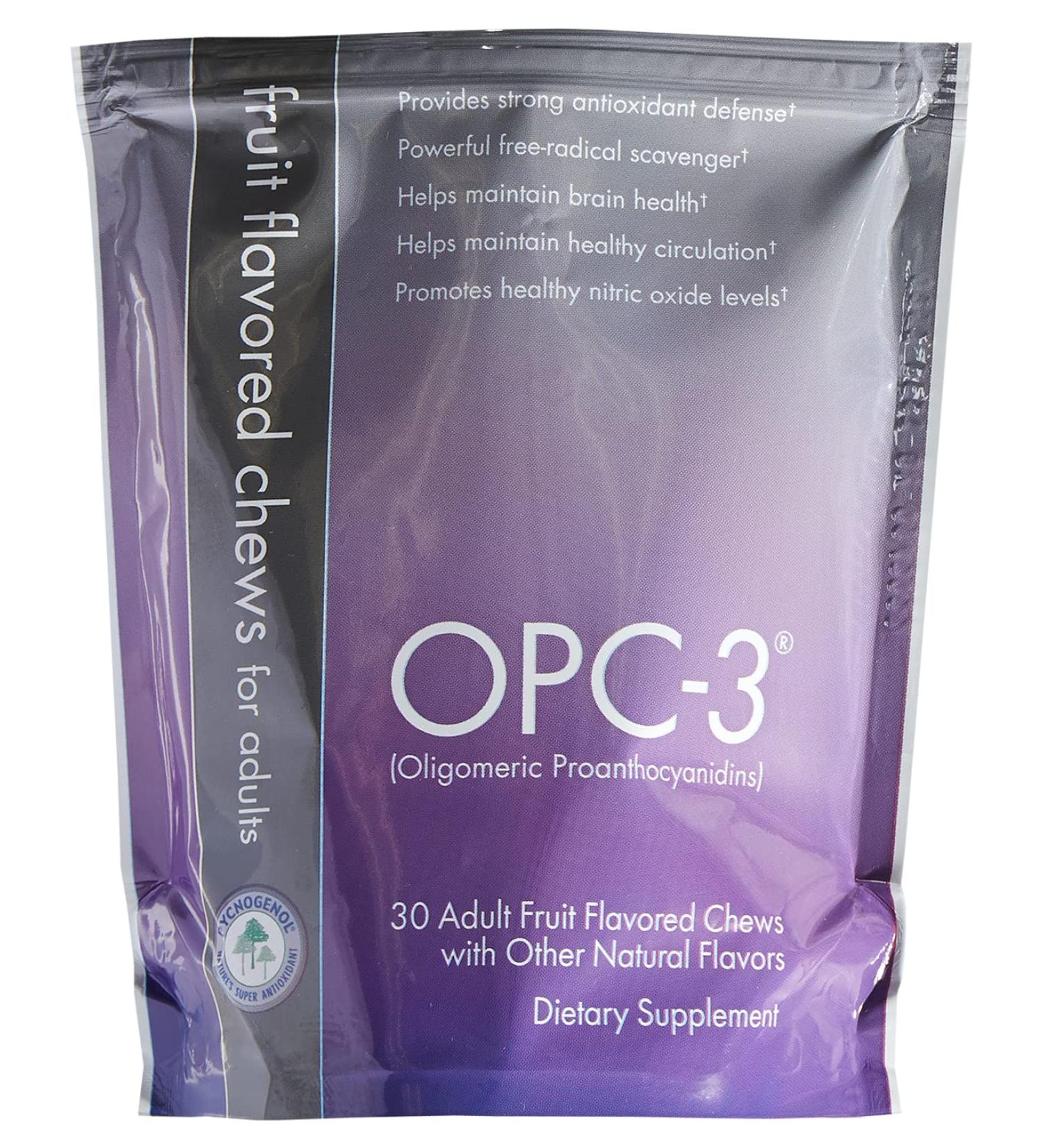 OPC-3 Chews: Cardiovascular & Joint Health Support - Healthy Cholesterol & Blood Vessel Dilation | Market America (30 Servings) - Buy Online on GoSupps.com