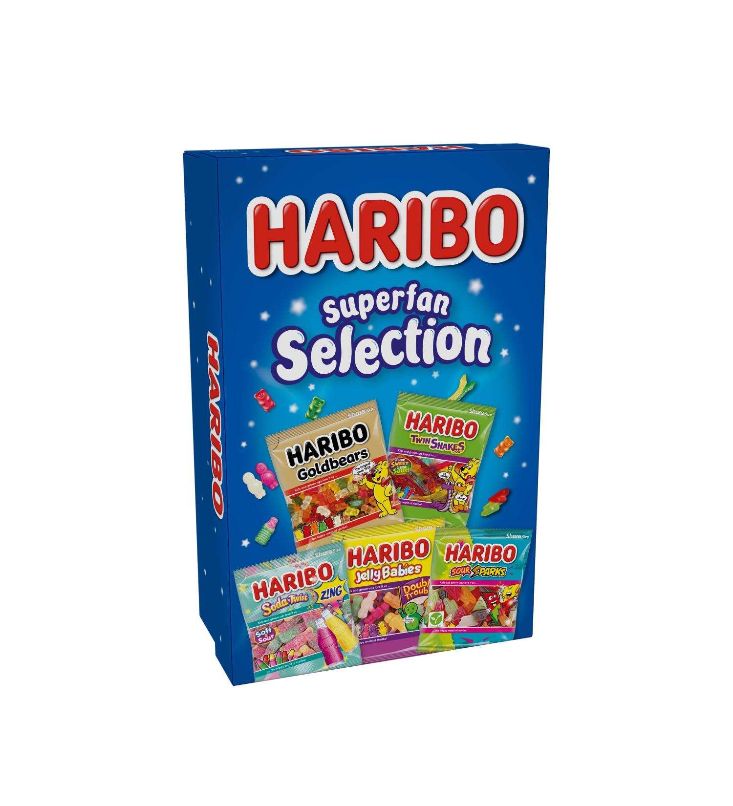 HARIBO Superfan Selection Sweets Gift Box 830g - Buy Online on GoSupps.com