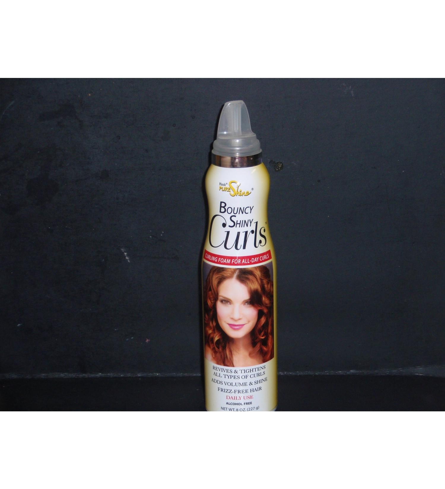 Bouncy Shiny Curls Adds Volume and Shine Frizz Free Hair 8 Oz
