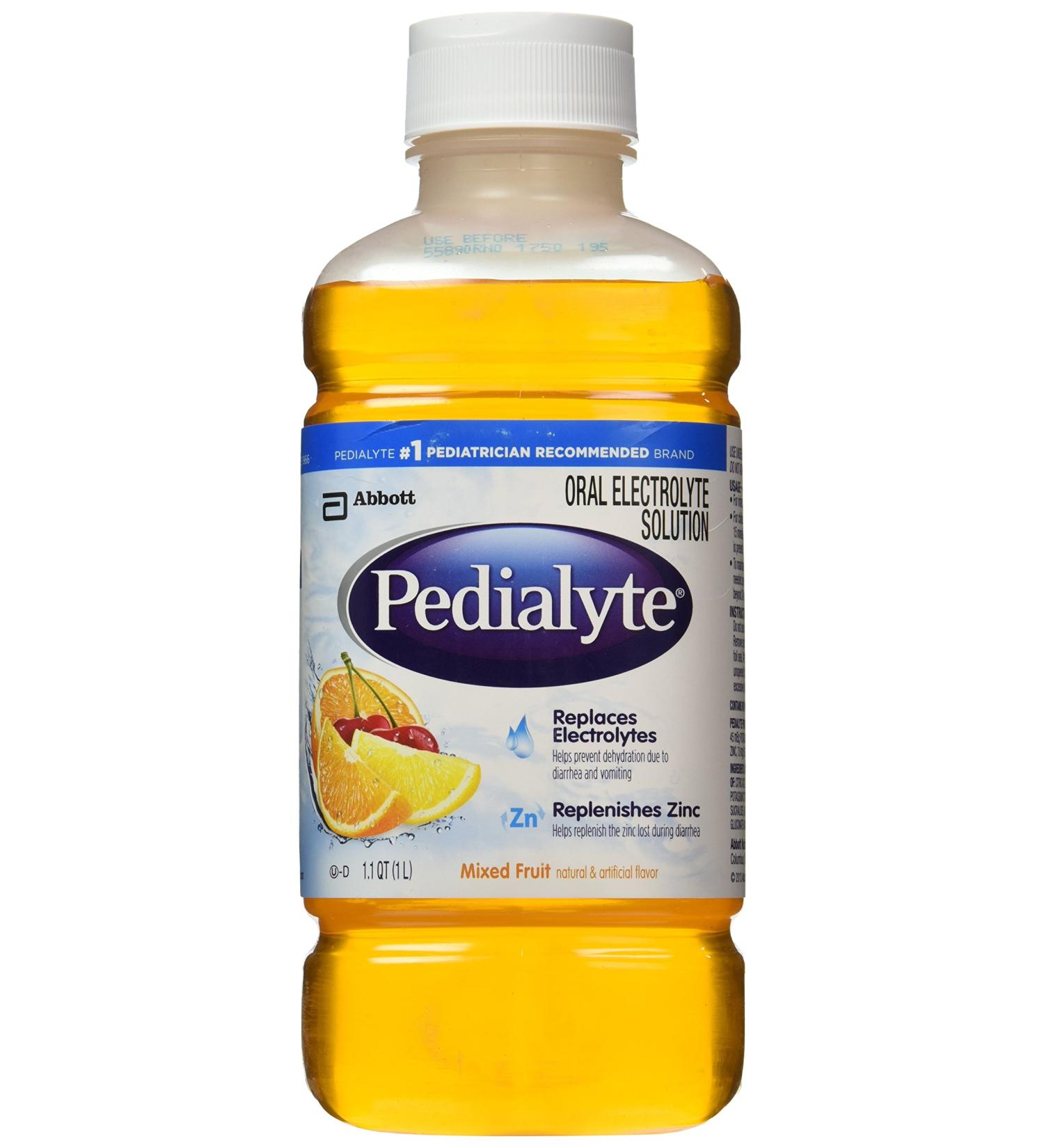 Pedialyte Oral Electrolyte Maintenance Solution, Fruit Flavor - 1 qt (1.8 fl oz) | Replenish Hydration - Buy Online on GoSupps.com