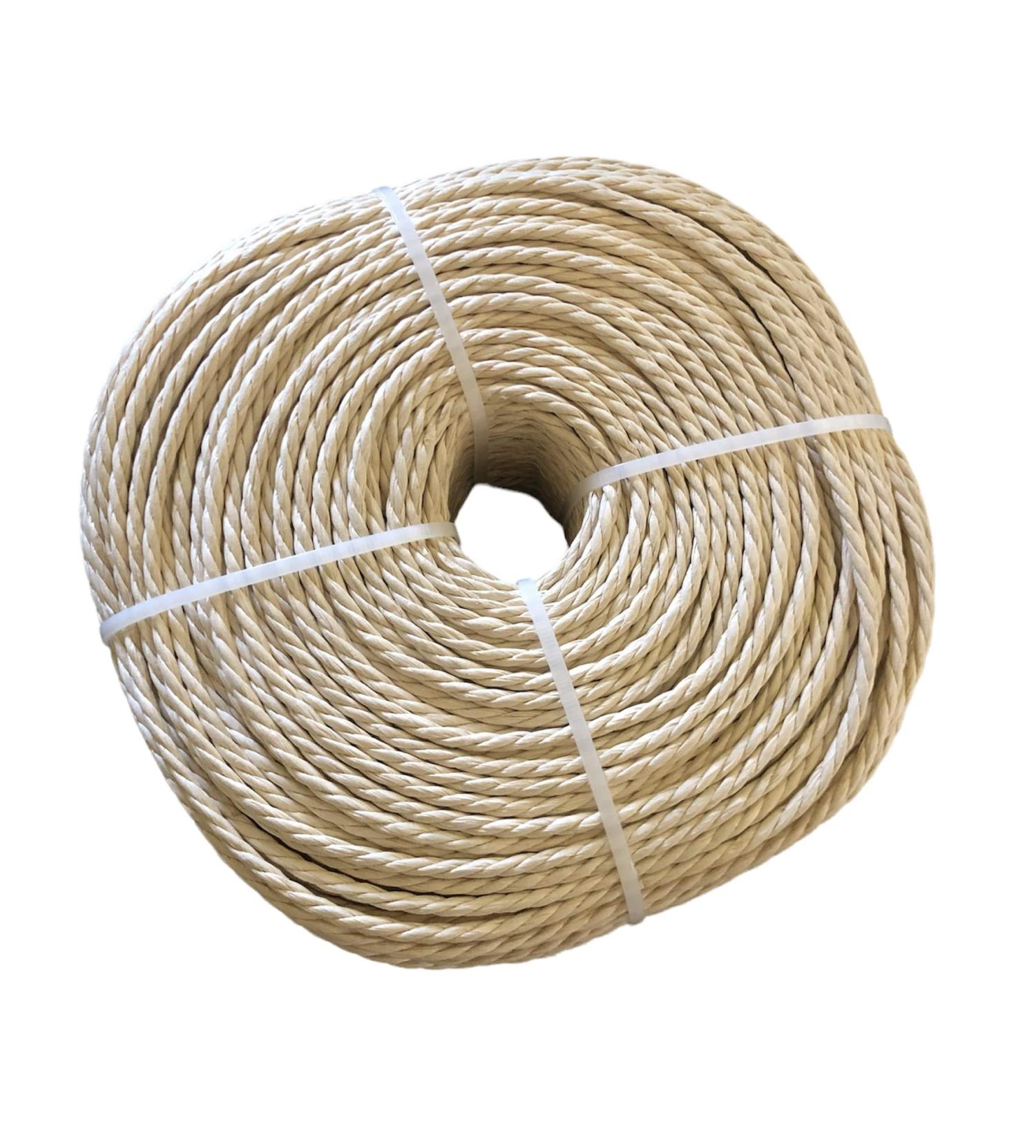 4mm Laced Danish Paper Cord (1KG) Natural White