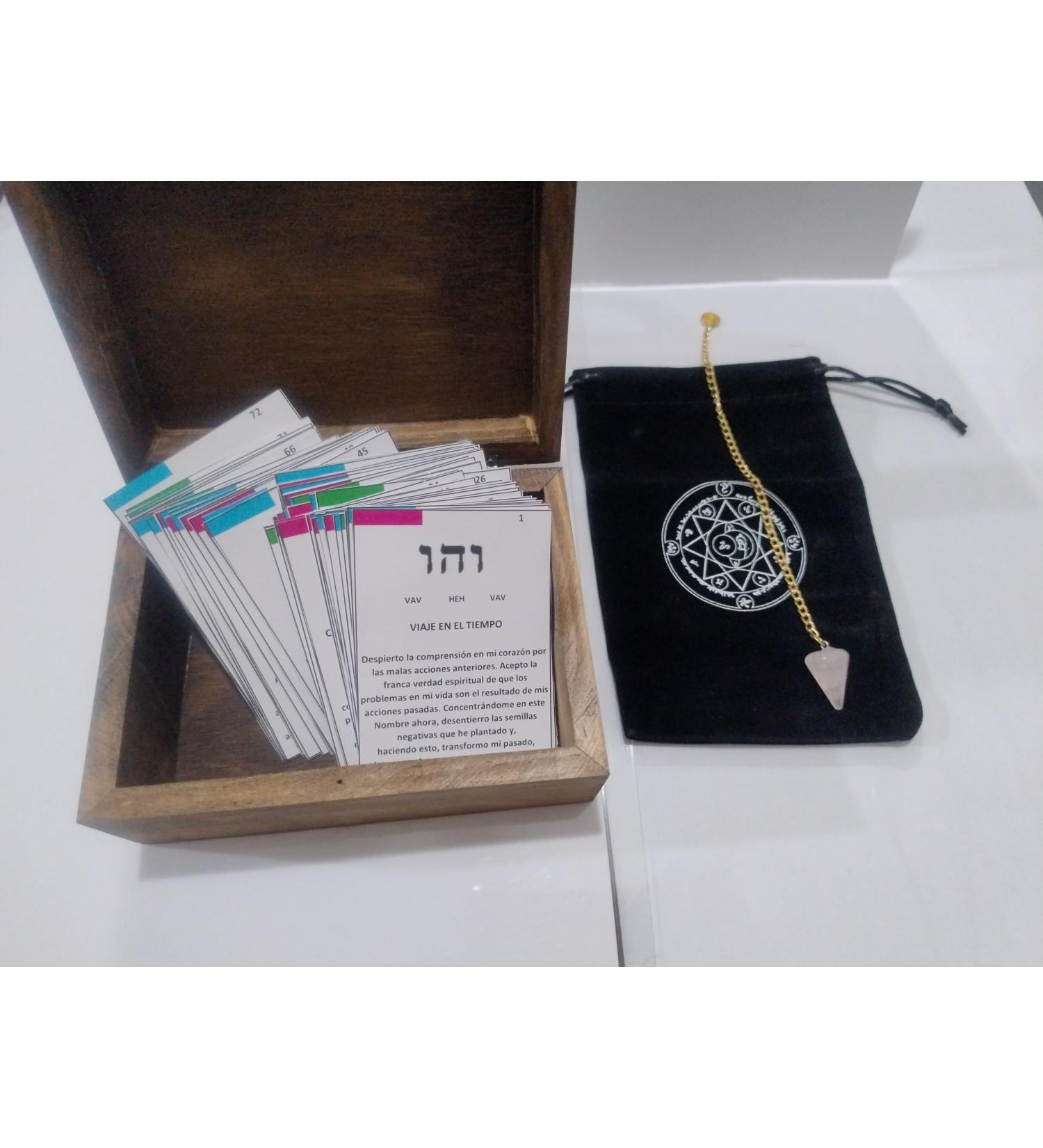 72 Names of God Meditation Cards - Wooden Deck for Spiritual Growth | International Shipping Available - Buy Online on GoSupps.com