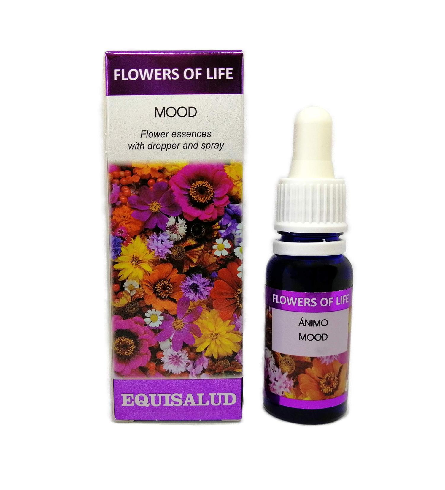  EQUISALUD Flowers of Life Mood Certified organic natural remedy for flowers 15 ml dropper and spray - Buy Online on GoSupps.com