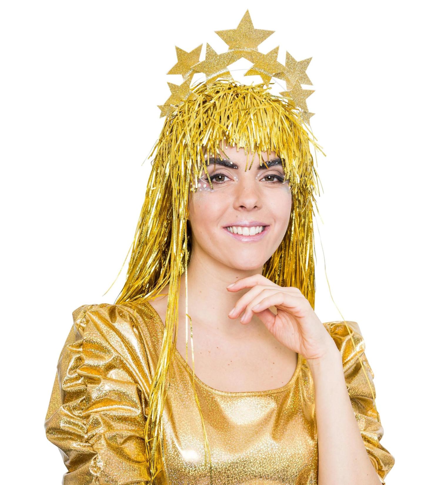 Gold Star Headband - Stylish 1 Piece Accessory for All Occasions | International Shipping Available - Buy Online on GoSupps.com