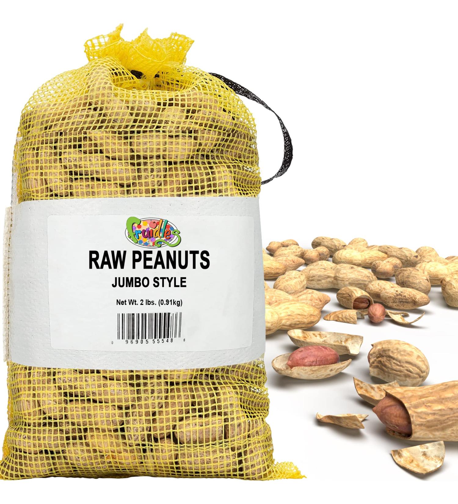 Fruidles Raw Peanuts in Shell - 2 Pound Bag for Boiling, Squirrels, Birds, and Wildlife - Buy Online on GoSupps.com