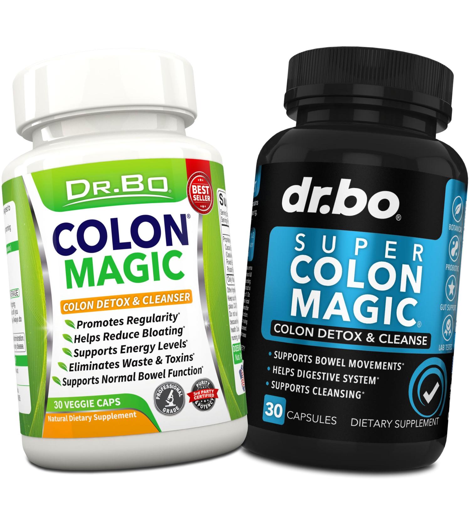 Colon Cleanser Detox Supplement Capsules - 15 Day Colon Cleanse Pills & Probiotic Daily Herbal Cleansing - Natural Bowel Movement Supplements for Intestinal Stomach Bloating Digestive Gut Support - Buy Online on GoSupps.com